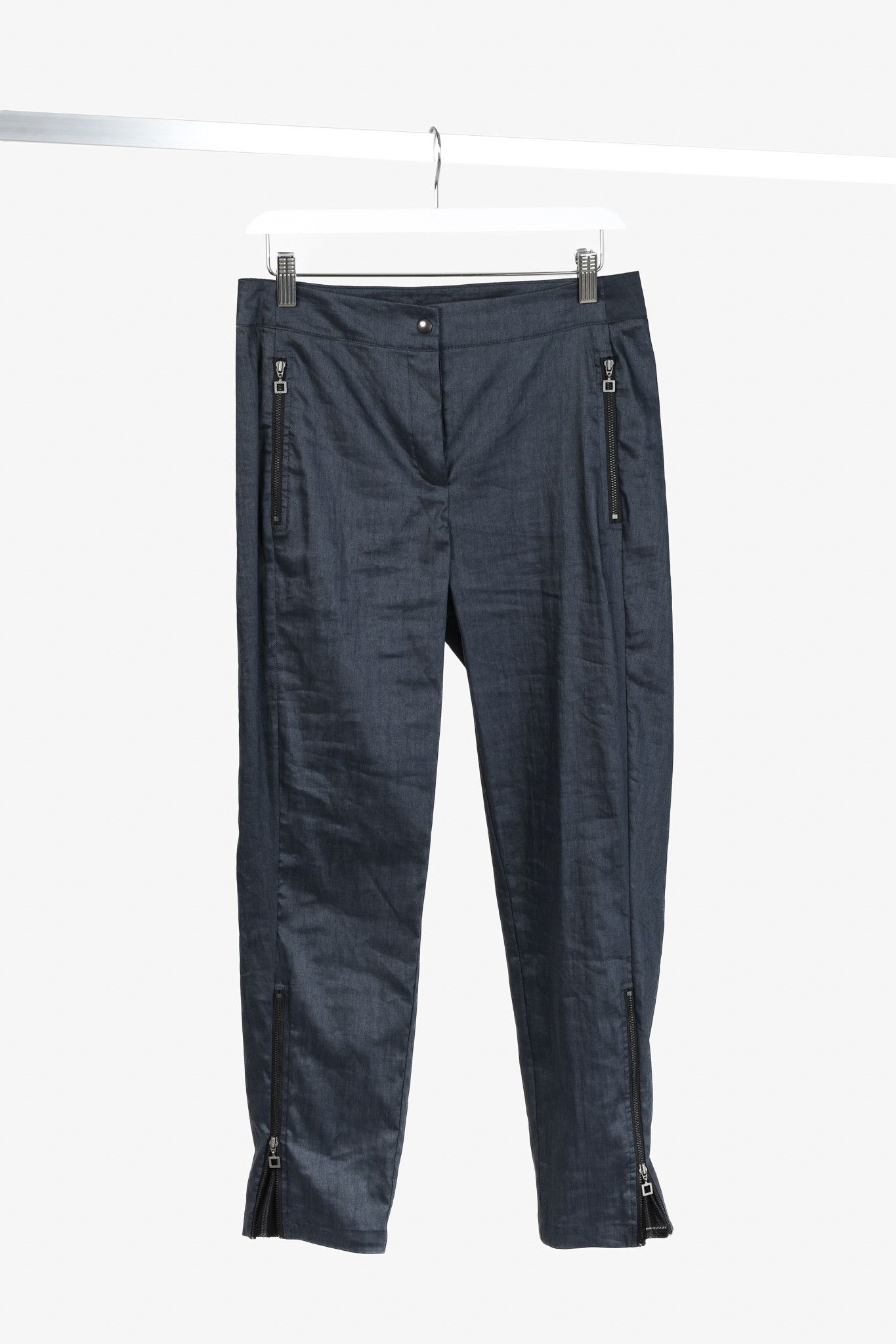 Sarah Pacini Sarah Pacini Navy Linen Tech Pant Size 29" - 1 Thumbnail