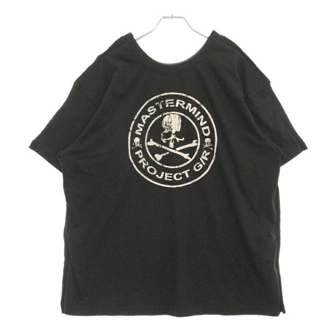 Mastermind Japan × PROJECT G/R Project gr × Mastermind JAPAN TWO FACED OUTSEAM T-SHIRT Size US S / EU 44-46 / 1 - 2 Thumbnail