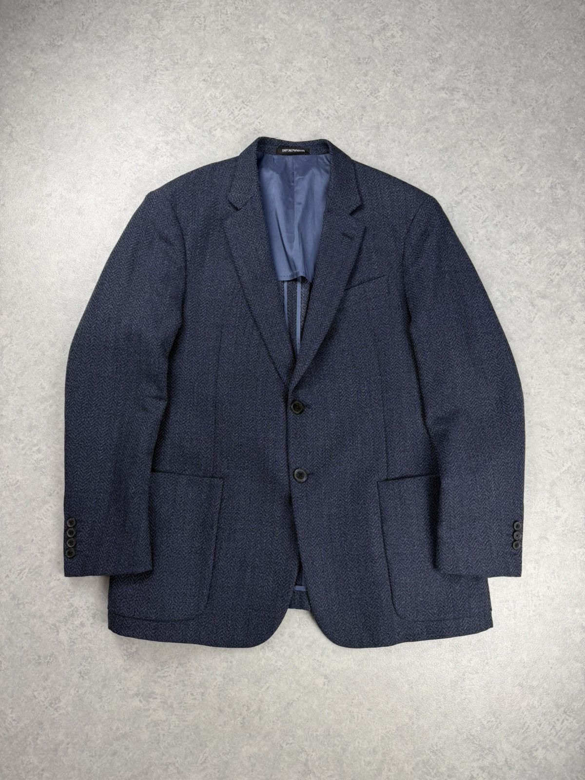 Emporio Armani Emporio Armani G Line Deco Fleck Blazer Jacket Size 52 Size 42R - 1 Thumbnail