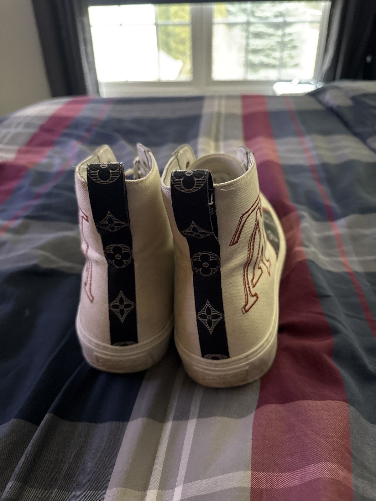 Louis Vuitton Louis vuitton high top tattoo monogram Size US 11 / EU 44 - 4 Thumbnail