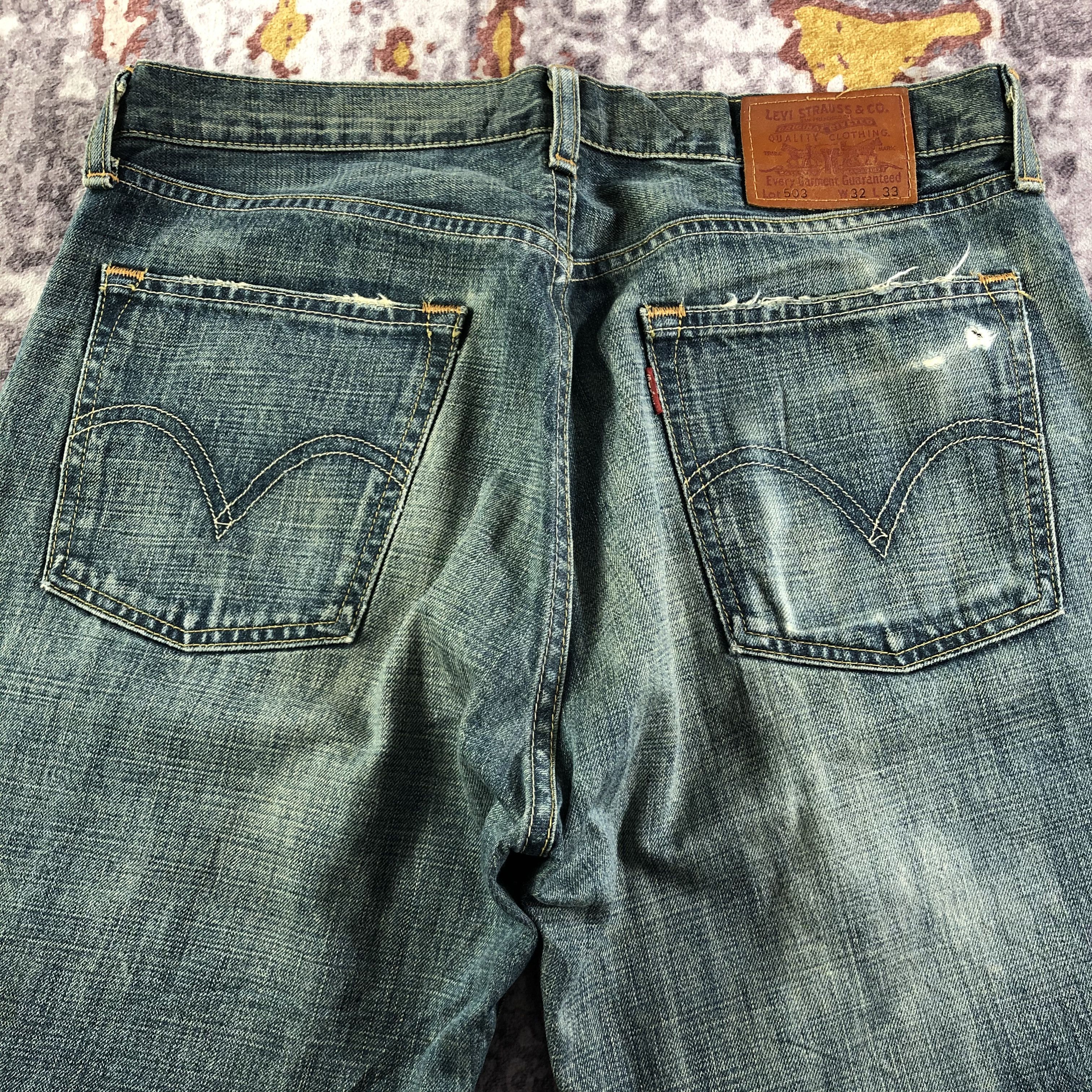 Levi's × Vintage 90s Vintage Levis 503 Jeans-JM3307 Size US 34 / EU 50 - 5 Thumbnail