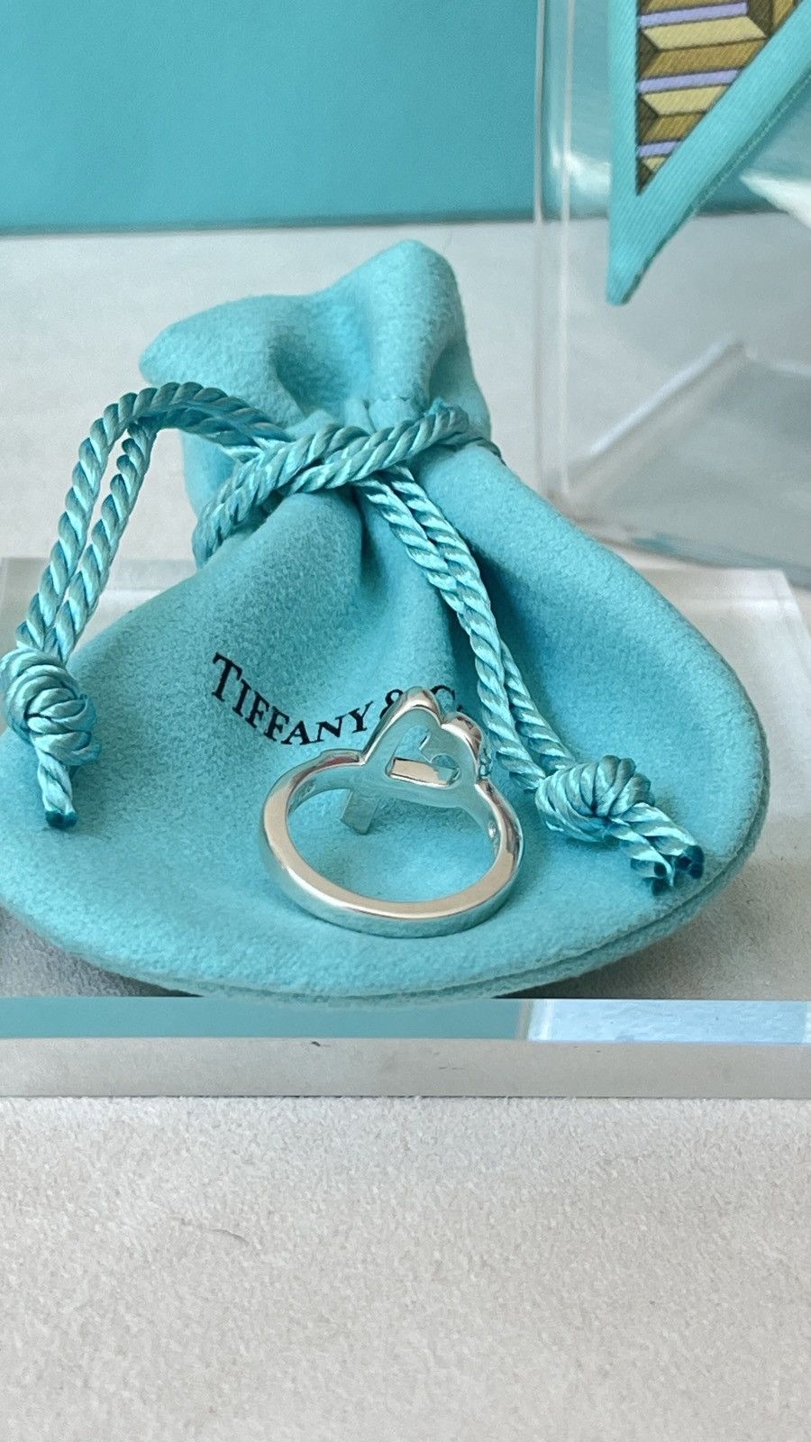 Tiffany & Co. Tiffany & Co. Open Heart Ring in Silver size 6 $300 NEW Size ONE SIZE - 4 Thumbnail