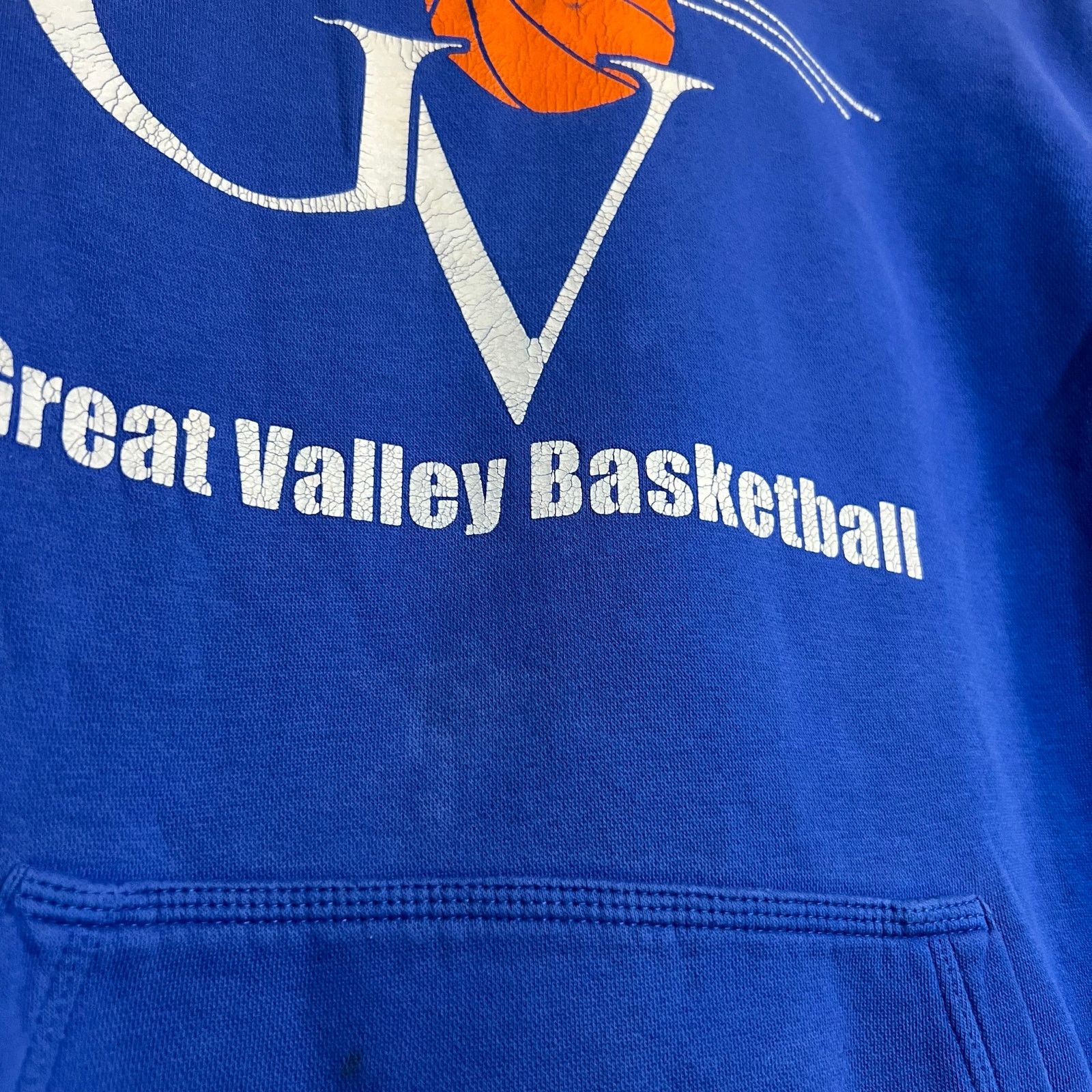 Nike Vintage Nike Center Swoosh Basketball Blue Hoodie Men’s Sz M Size US M / EU 48-50 / 2 - 7 Thumbnail