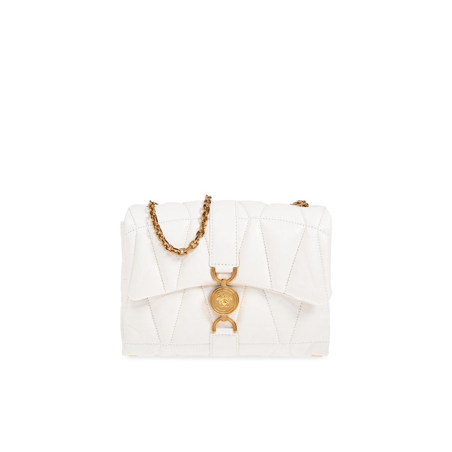 Versace VERSACE White Leather Shoulder Bag New & Authentic Size ONE SIZE - 1 Thumbnail