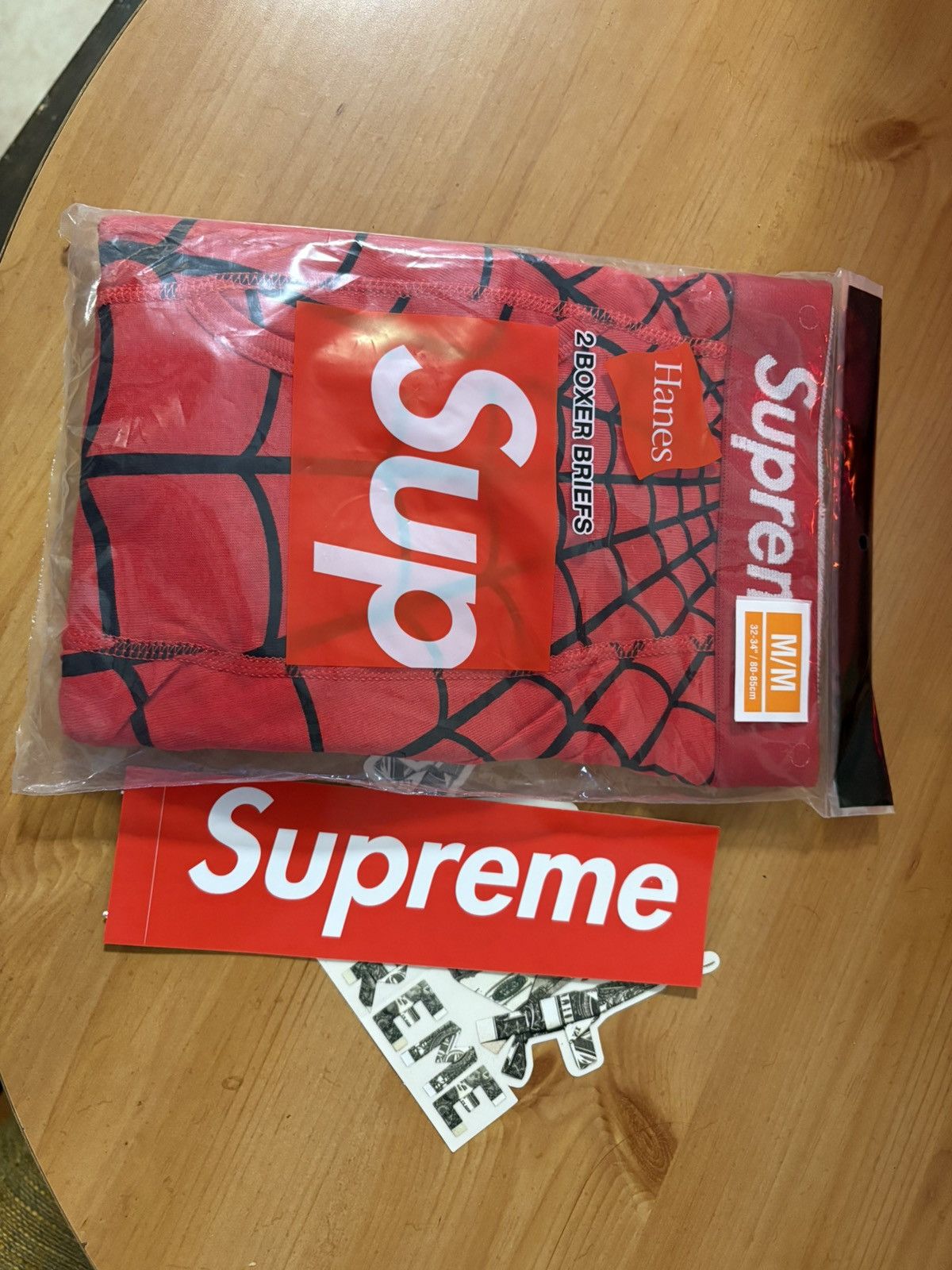 Supreme Hanes Spider-Man Boxer Briefs (2-Pack)