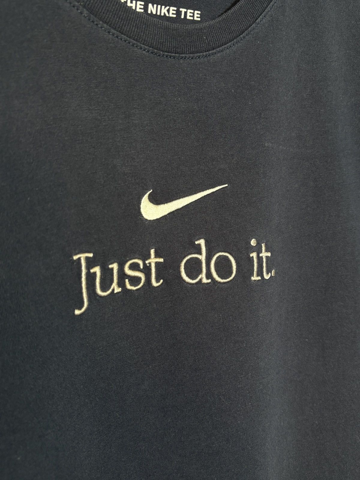 Nike 2000s Nike Center Swoosh Tee T shirt just do it vintage Size US M / EU 48-50 / 2 - 3 Thumbnail