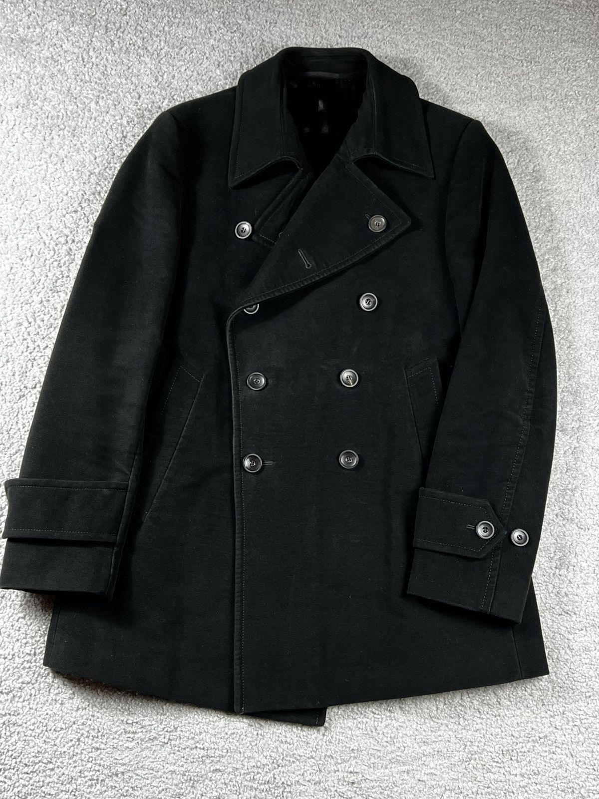 Gucci Gucci Double Breasted Black Coat Size L Size US L / EU 52-54 / 3 - 6 Thumbnail