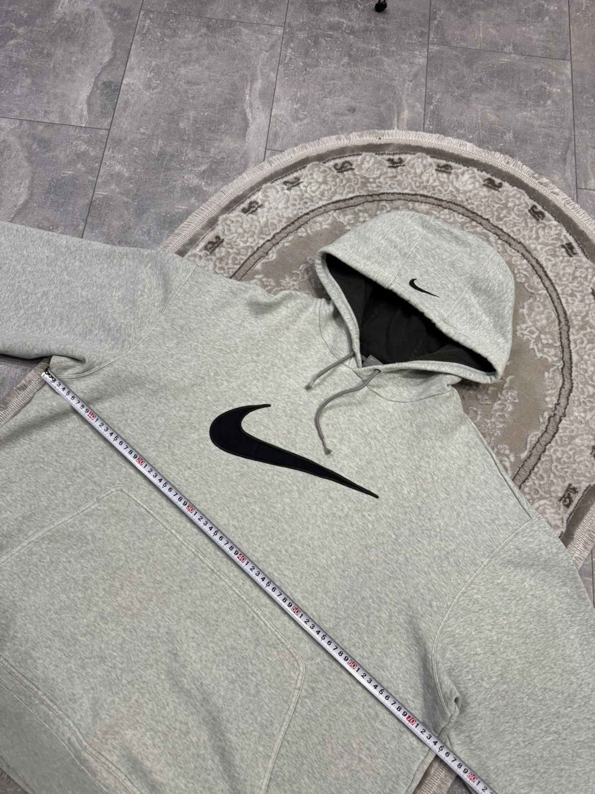 Nike Vintage 90s Nike Hoodie Big Logo Baggy Brill Faded Size US XXL / EU 58 / 5 - 6 Thumbnail