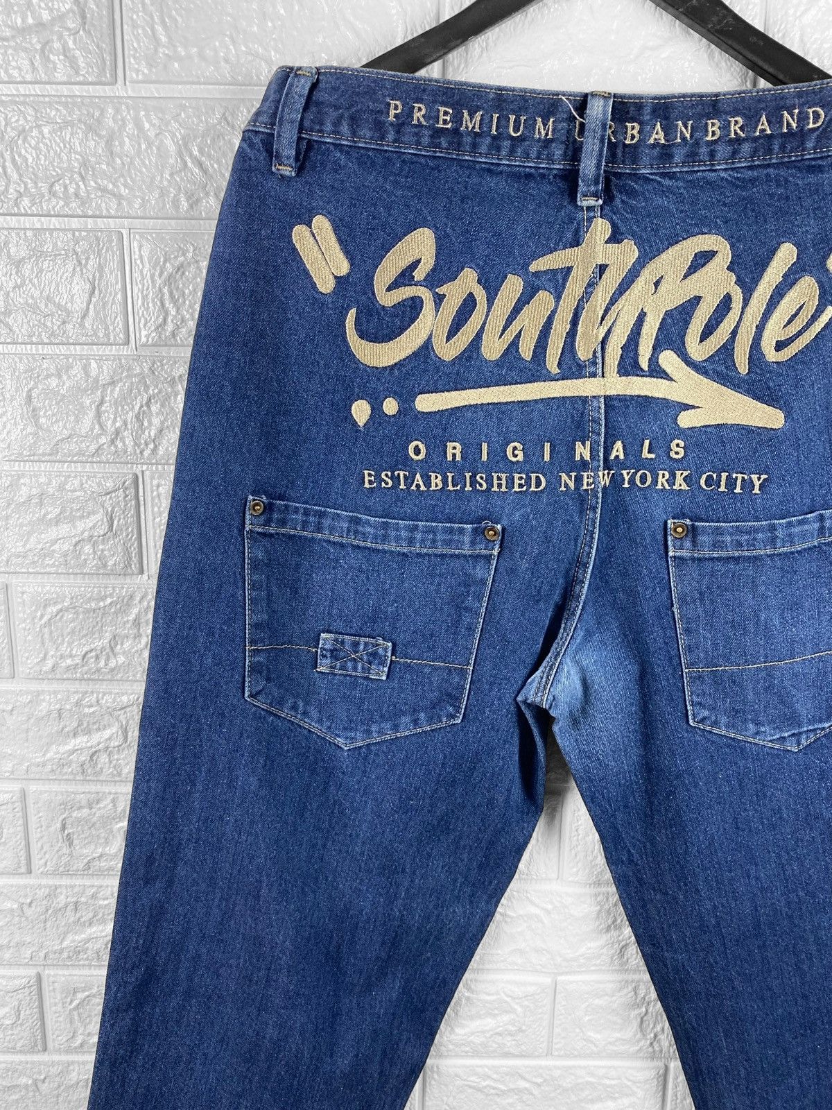 Southpole Vintage South Pole big logo jeans Size US 34 / EU 50 - 3 Thumbnail