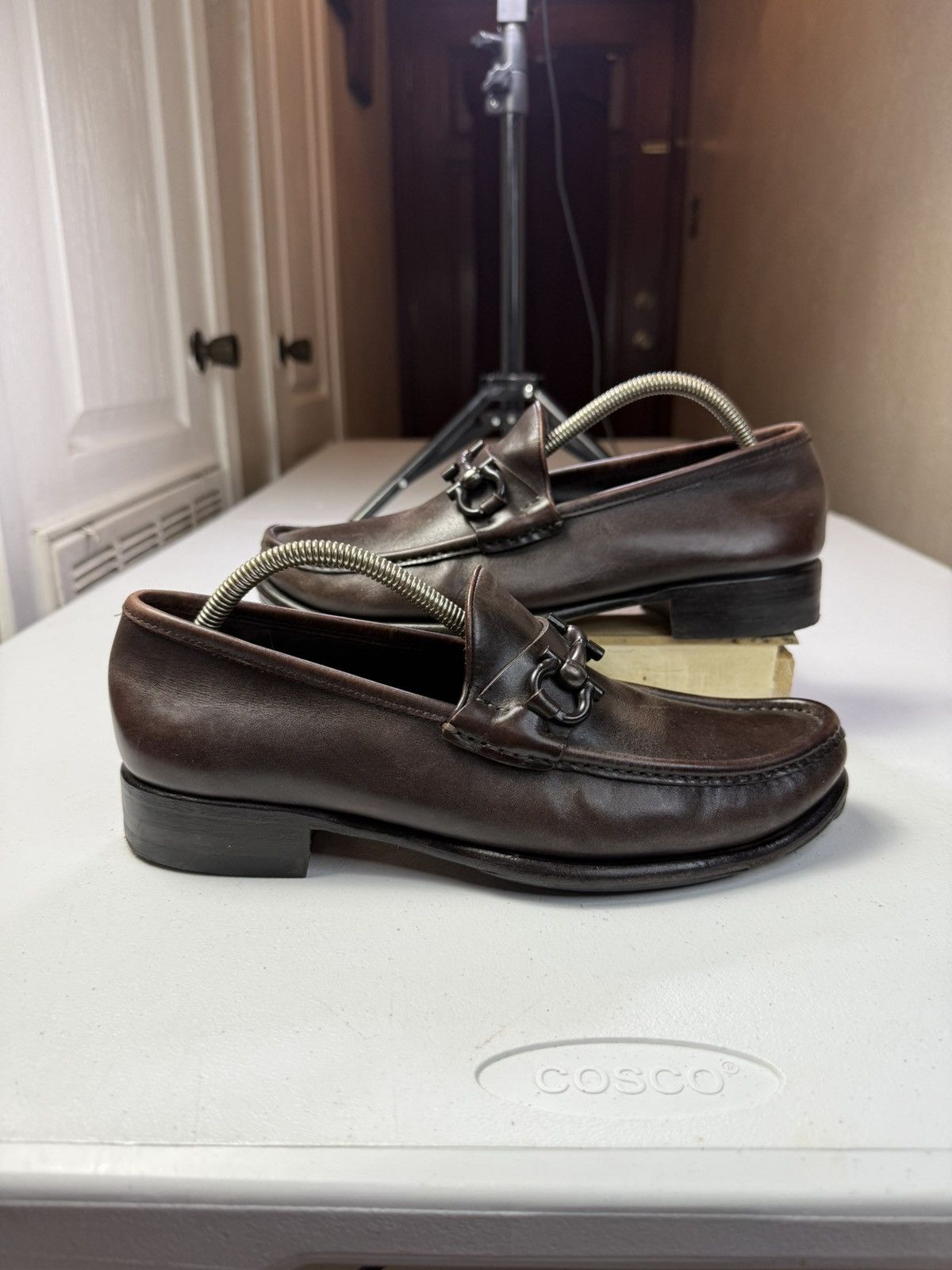 Salvatore Ferragamo Men's Loafers horsebit Sz EEE