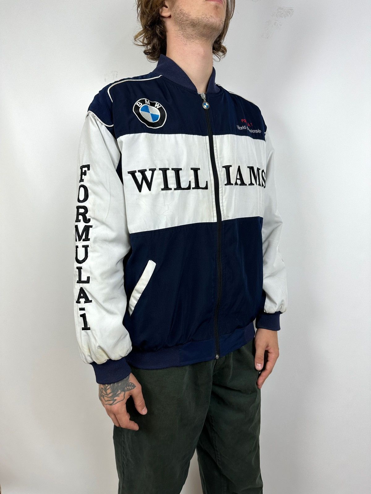 BMW Vintage BMW F1 Williams World Championship Racing Jacket Size US XL / EU 56 / 4 - 3 Thumbnail