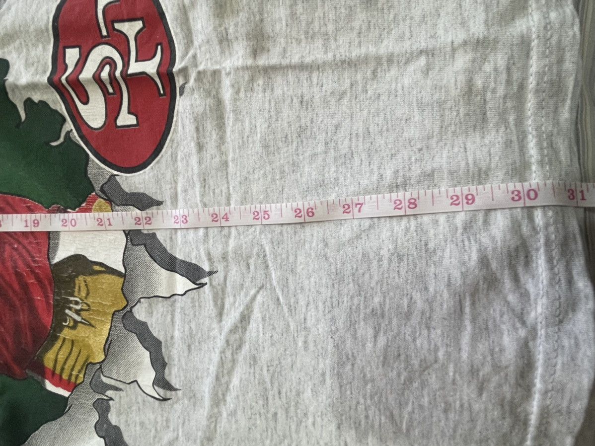 Nutmeg 🔥👕 49ers Vintage 90s Steve Young Shirt Size US L / EU 52-54 / 3 - 7 Thumbnail