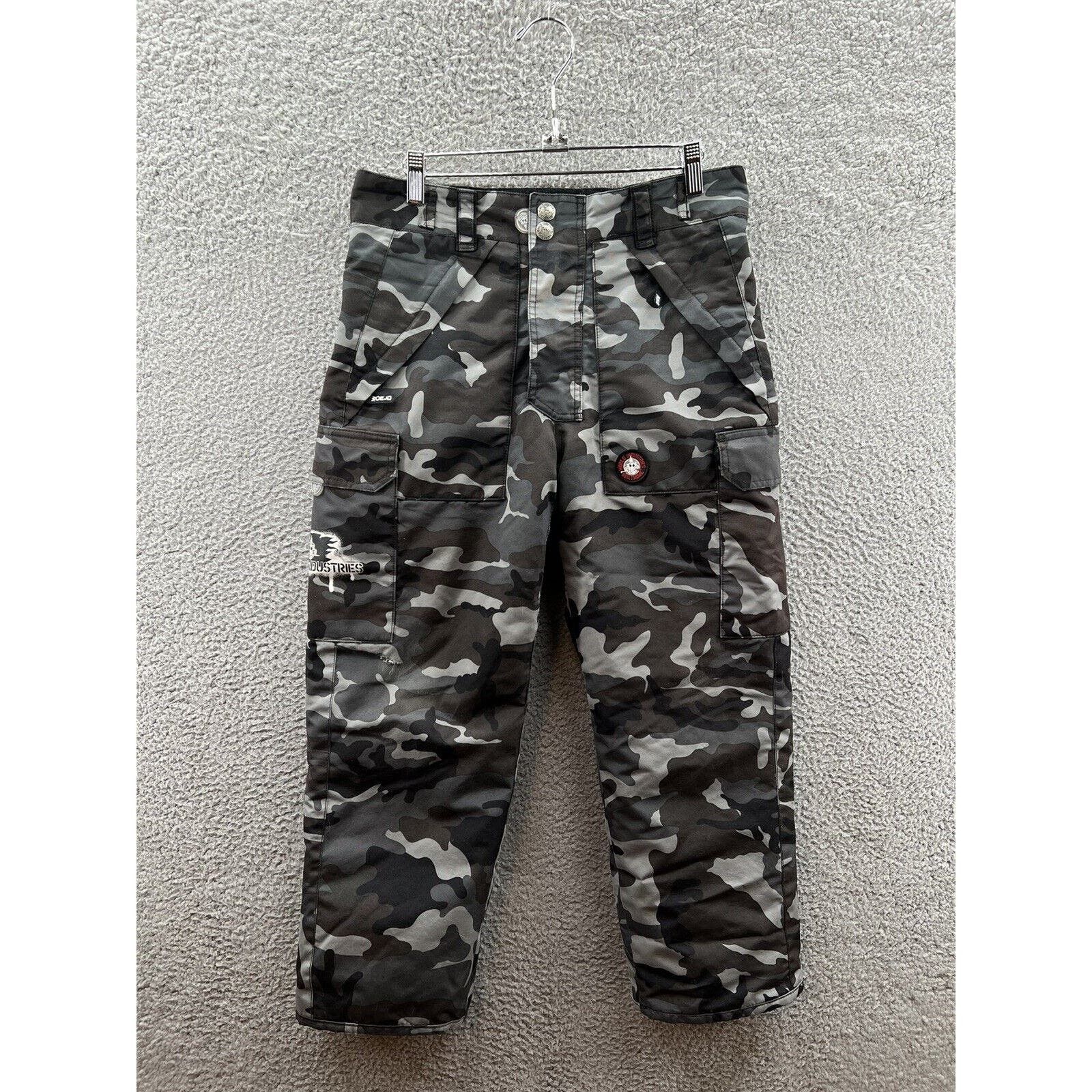 World Industries Outerwear Camo Snowboarding Pants Sz. Small