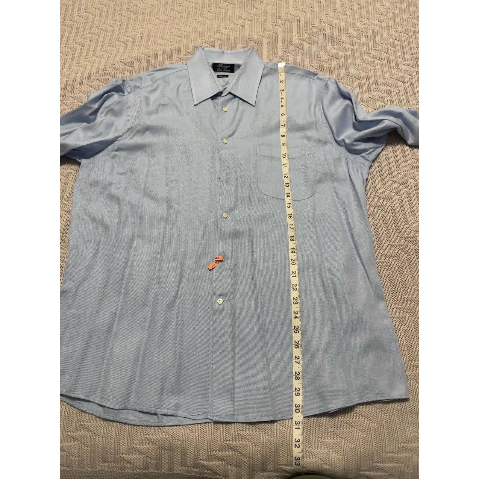 Vintage Alessandro dal Borro blue button down size 17 Size US XL / EU 56 / 4 - 9 Thumbnail