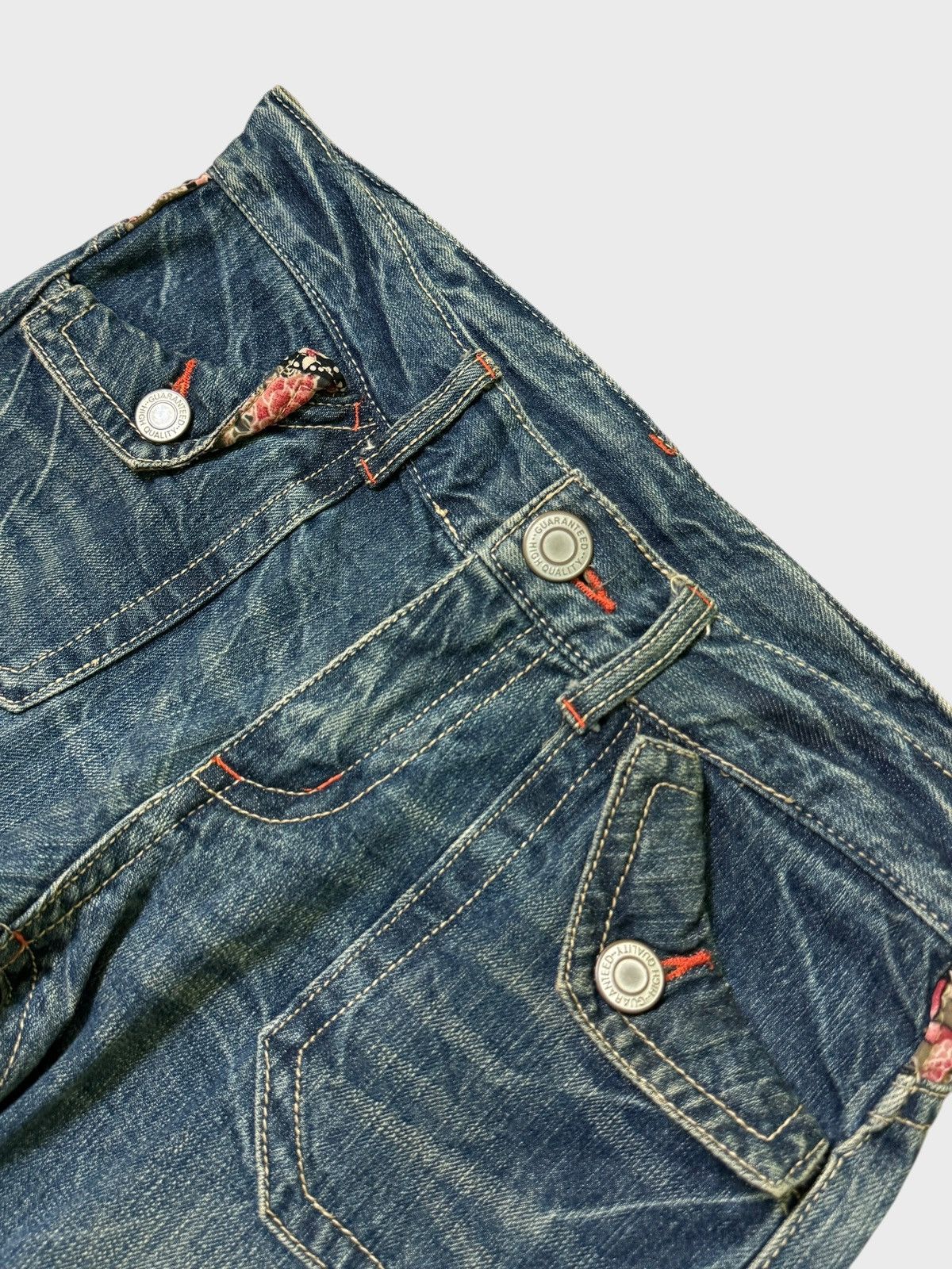 Japanese Brand VINTAGE RARE JAPANESE FLORAL DESIGN PROLETA RE ART STYLE Size US 28 / EU 44 - 9 Thumbnail