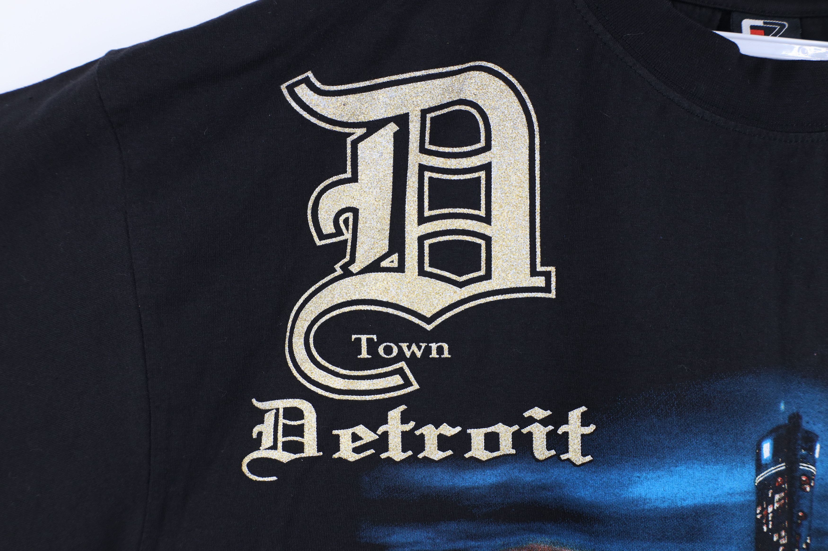 Vintage Vintage Y2K Streetwear D Town Baggy Tall Tee T-Shirt Black Size US XXL / EU 58 / 5 - 4 Thumbnail