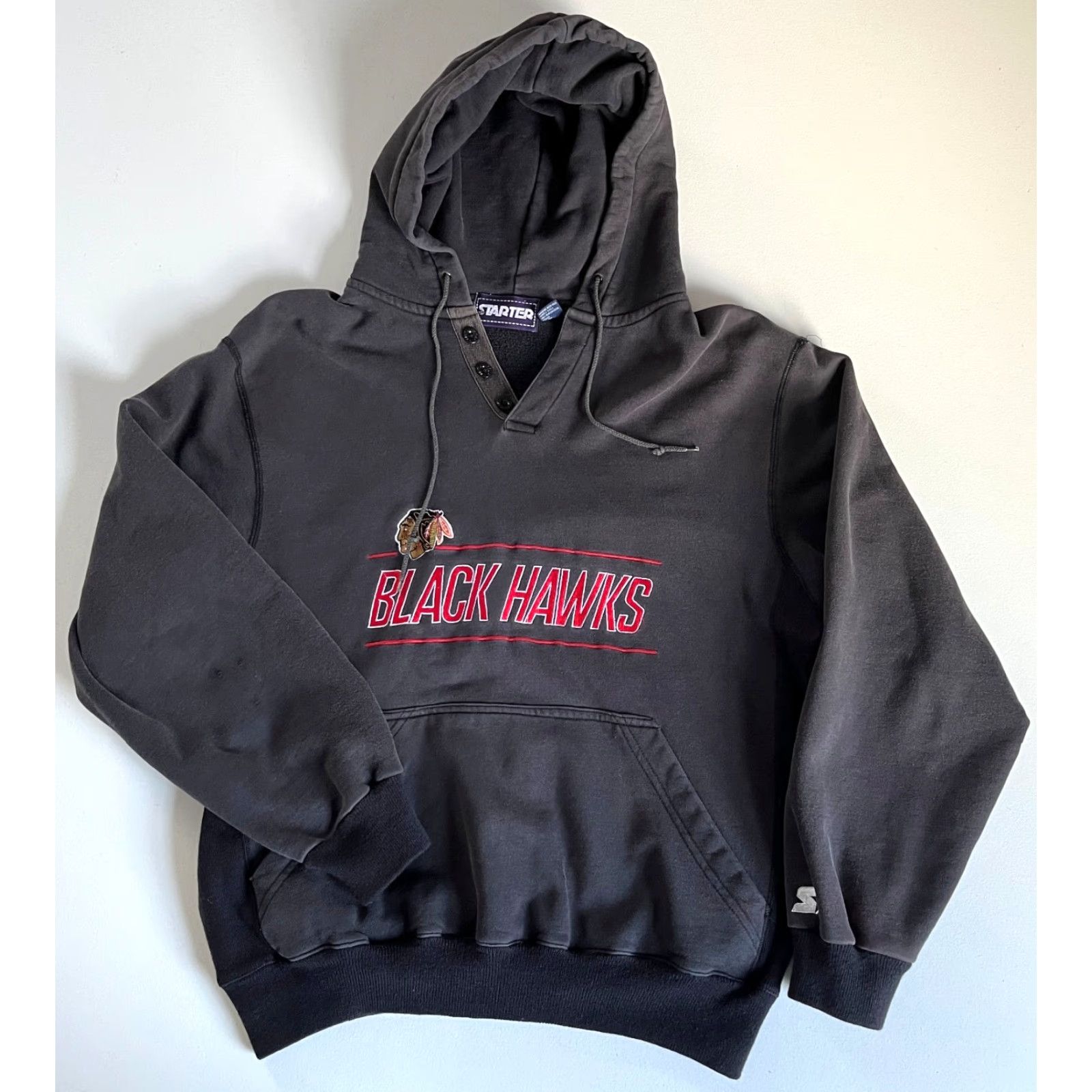 Starter Starter Chicago Blackhawks Men’s Vintage Hoodie XS? XL Size US XL / EU 56 / 4 - 3 Thumbnail