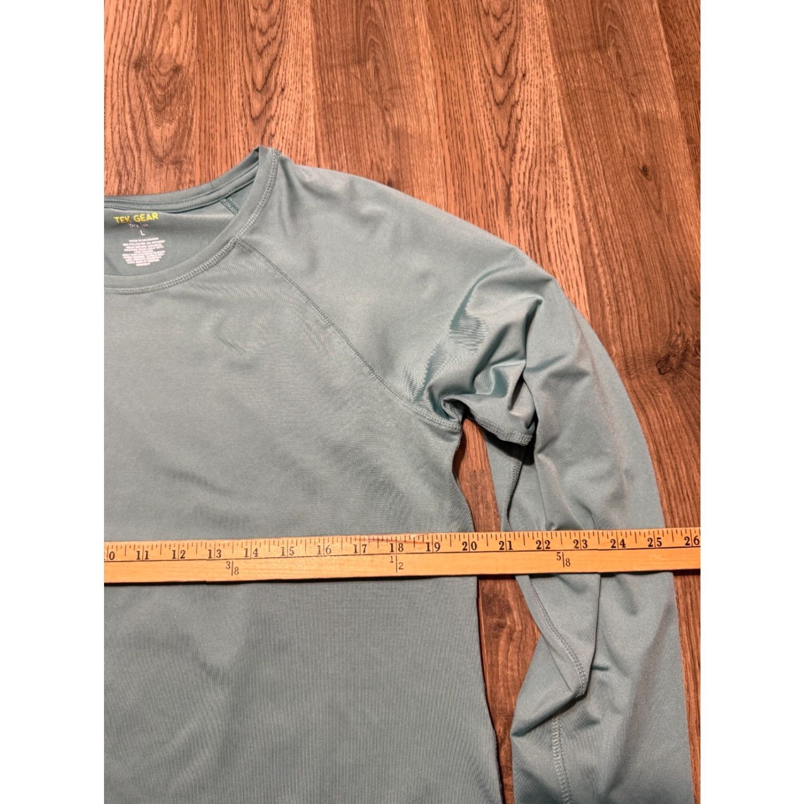 Tek Gear Tek Gear Shirt Women's Large Green Long Sleeve Active Wear Dry Tek Shirt T-Shirt Casual Modern Womens Premium Memories? Size L / US 10 / IT 46 - 6 Thumbnail