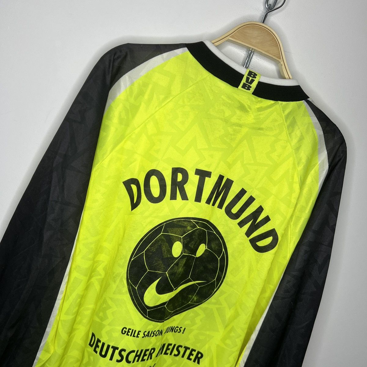 Nike × Vintage 1995 1996 Borussia Dortmund Nike Vintage Soccer Jersey Size US XL / EU 56 / 4 - 11 Thumbnail