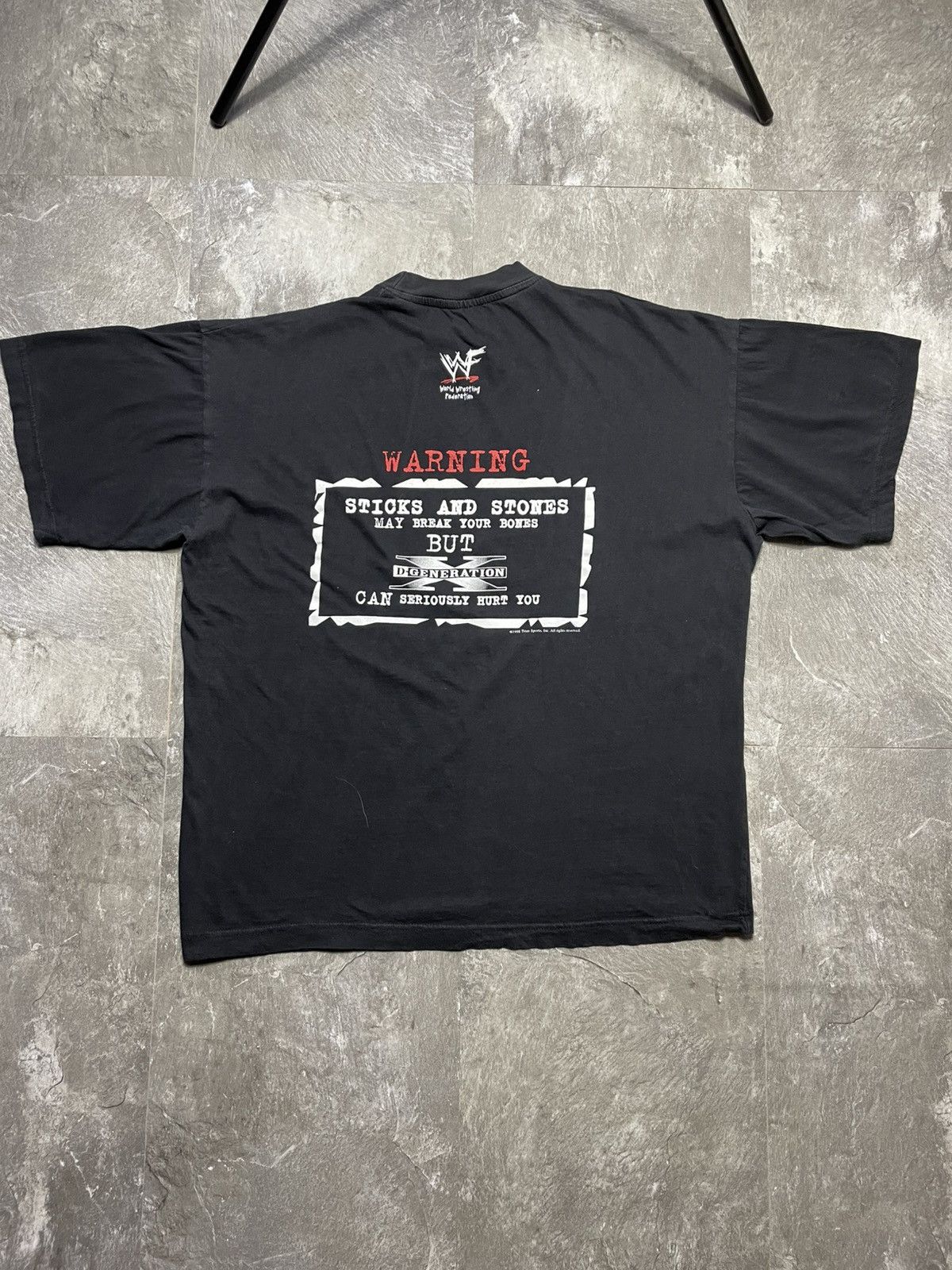 WWF Men’s DX D-Generation T-Shirt Wrestling 1998 Vintage HBK Size US XL / EU 56 / 4 - 4 Thumbnail
