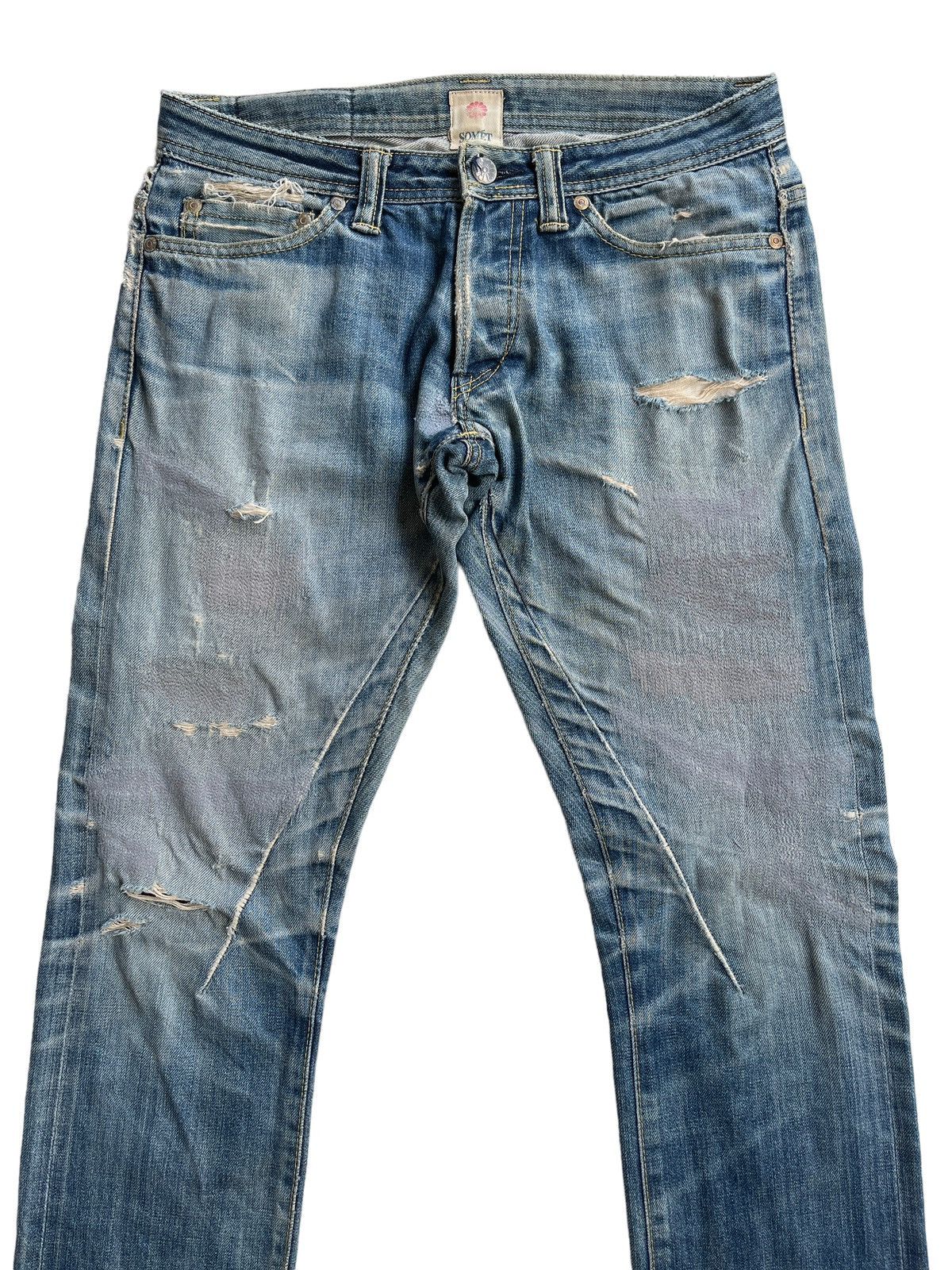 SOMET Somet Distressed Denim Japan Size US 28 / EU 44 - 6 Thumbnail