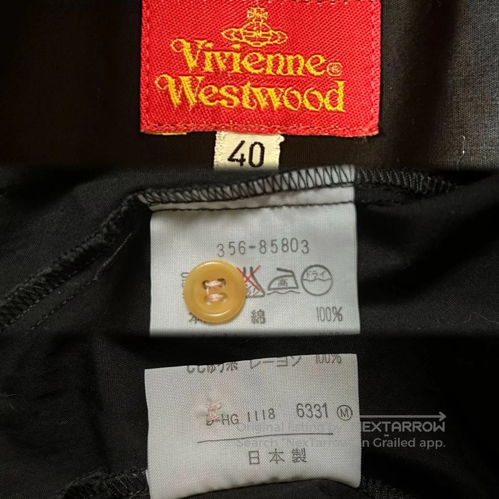 Vivienne Westwood vintage vivienne westwood oversized collar shirt. Size M / US 6-8 / IT 42-44 - 7 Thumbnail
