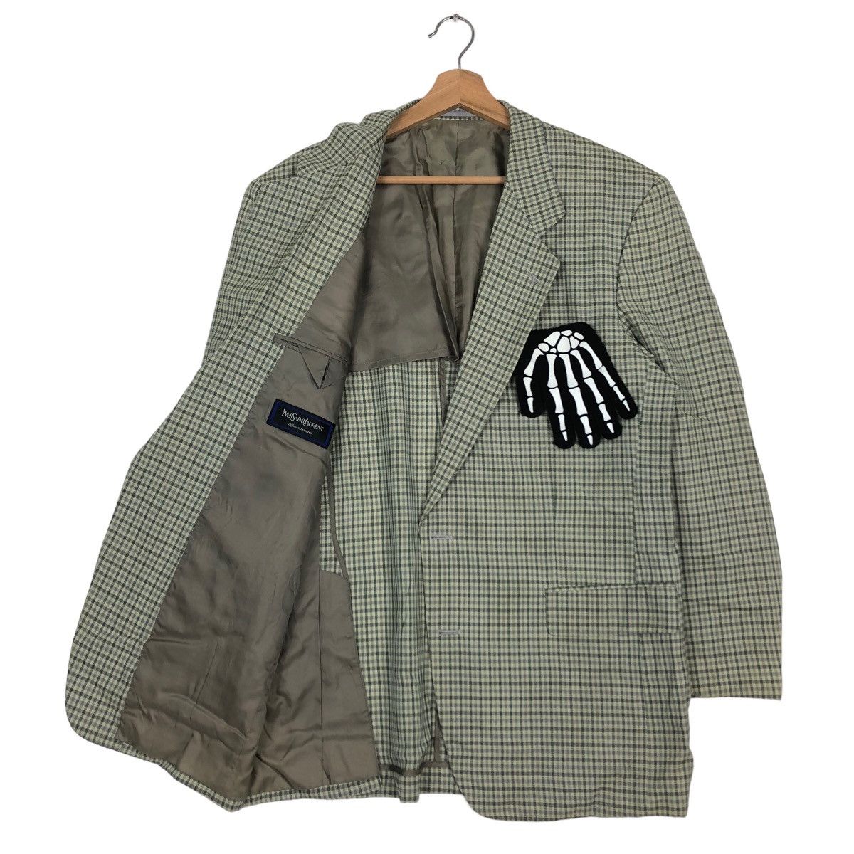 Yves Saint Laurent 🔥90s Vintage Double Breast Casual Jacket Yves Saint Laurent Size US M / EU 48-50 / 2 - 9 Thumbnail
