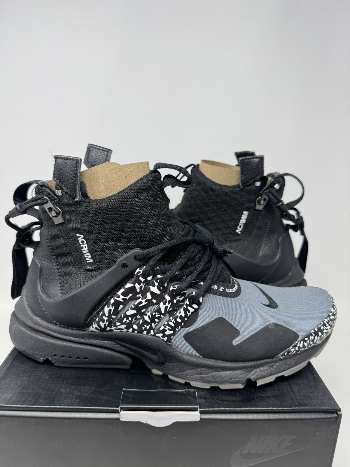 Nike Nike Air Presto Mid Acronym Cool Grey Size US 6 / EU 39 - 2 Thumbnail