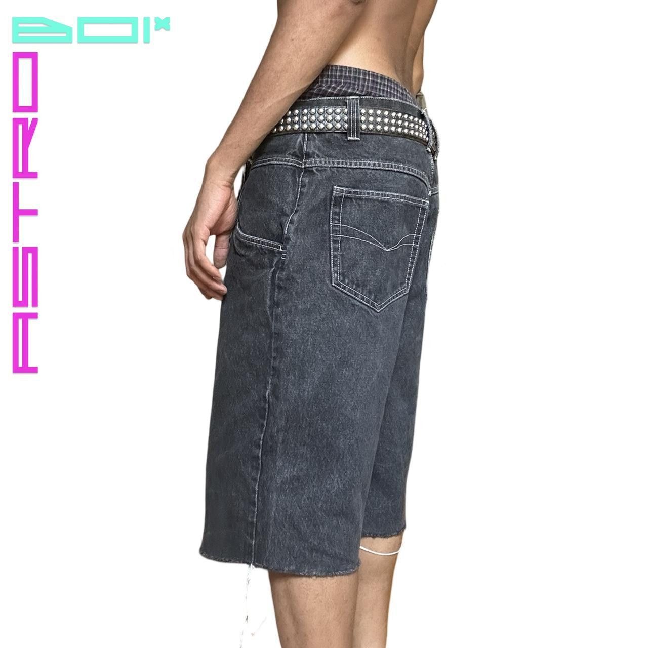 Fubu VINTAGE FUBU GREY BAGGY Y2K SKATER SHORTS _ 36" Size US 36 / EU 52 - 5 Thumbnail