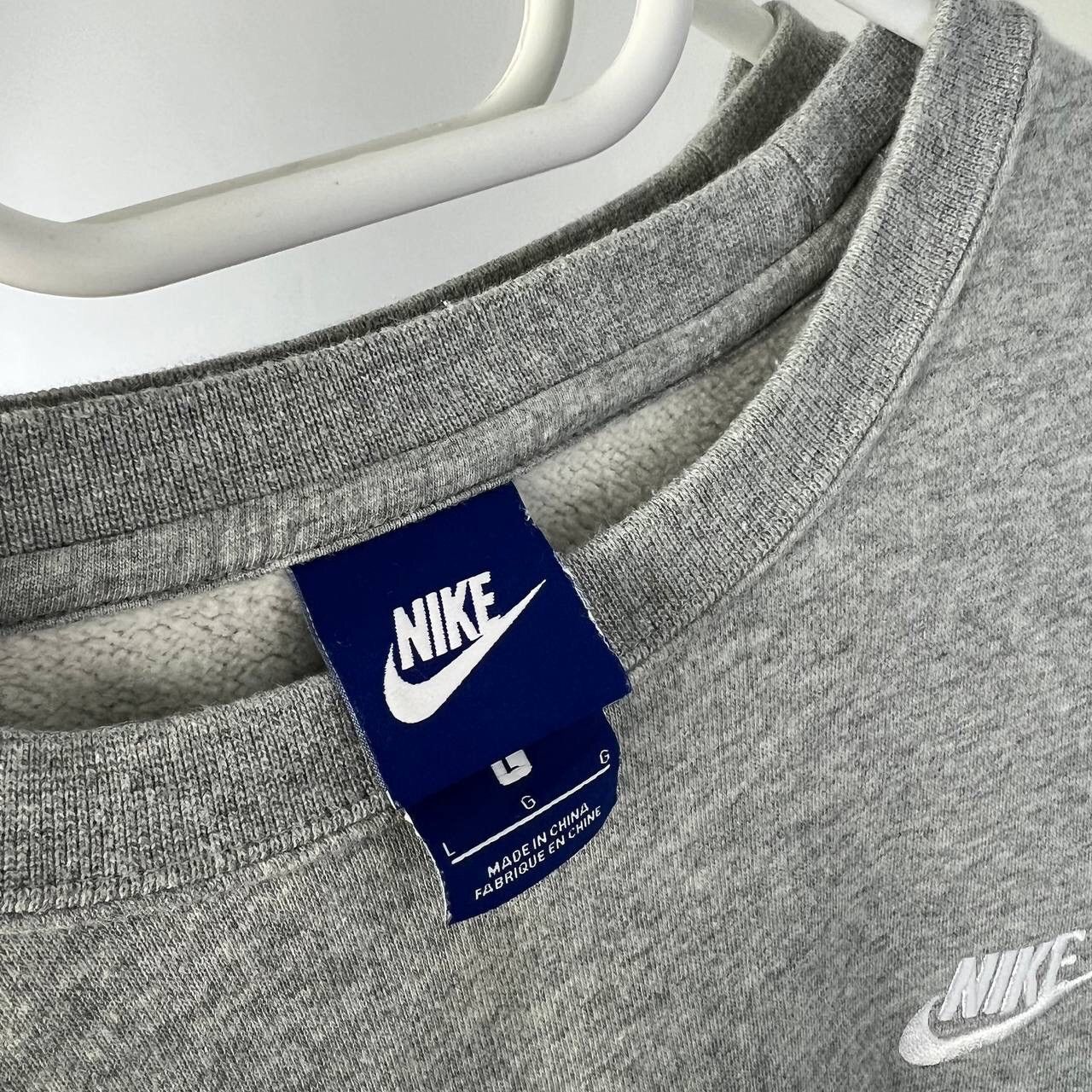 Nike Y2k Boxy Fit Vintage Sweatshirt Nike Mini Swoosh Oversized Size US L / EU 52-54 / 3 - 3 Thumbnail