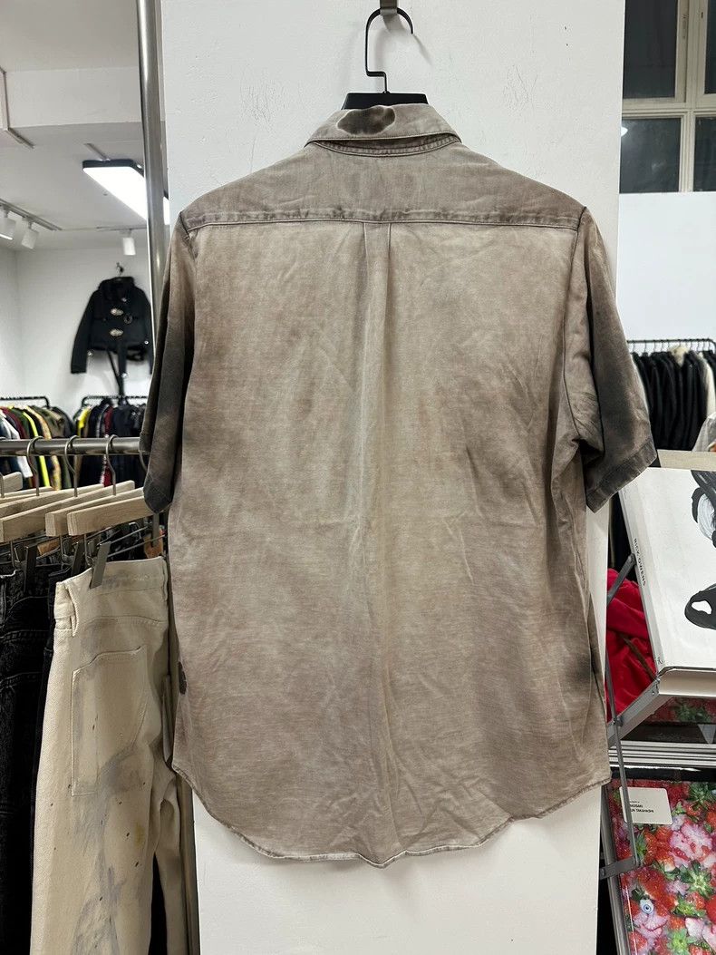 Yohji Yamamoto yohji yamamoto Tie-dyed stamen short-sleeved shirt 2502-Ne Size US XL / EU 56 / 4 - 6 Thumbnail