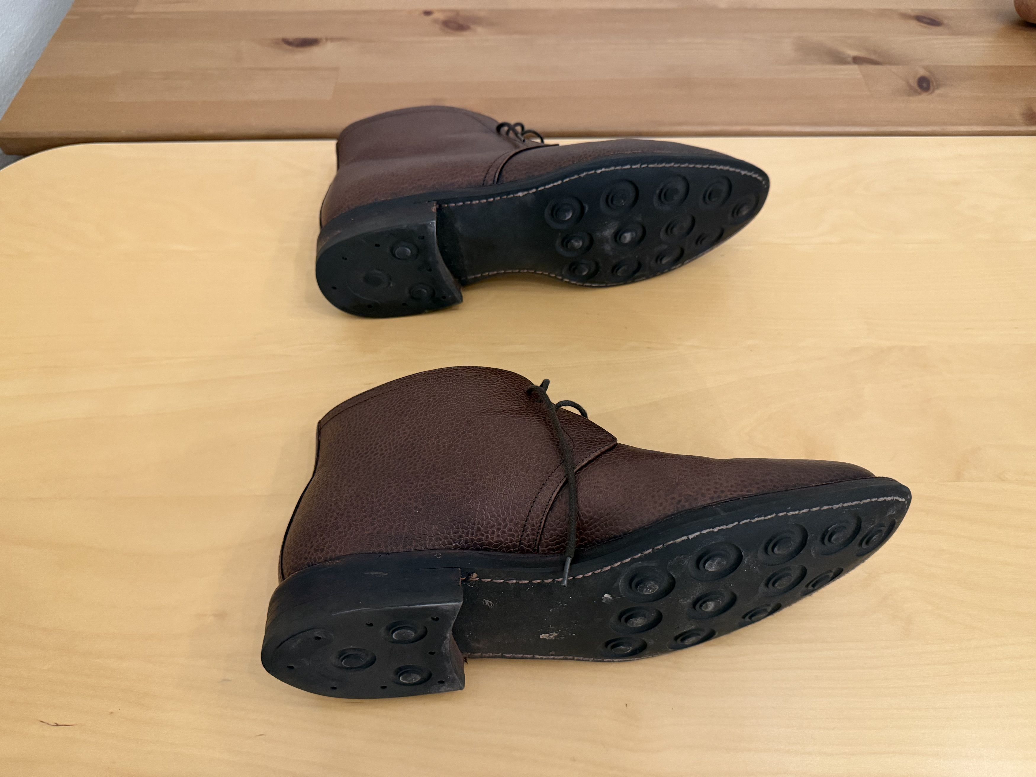 Meermin Meermin Country Marron Pebbled Chukka Size US 8 / EU 41 - 3 Thumbnail