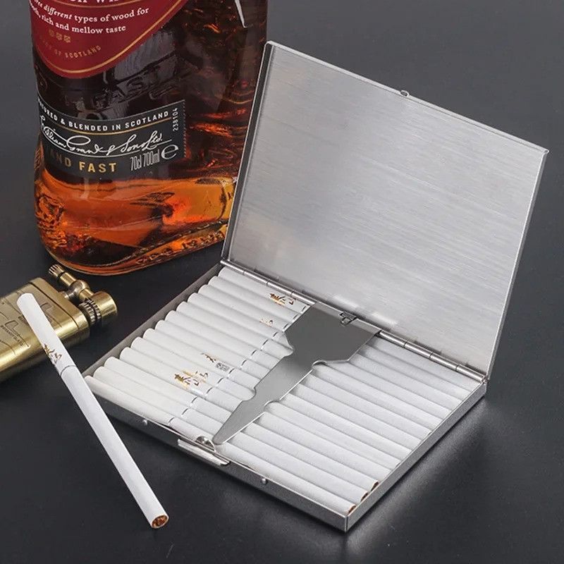 Other Cigarette Box Storage Case Portable Gift For Him Size ONE SIZE - 3 Thumbnail