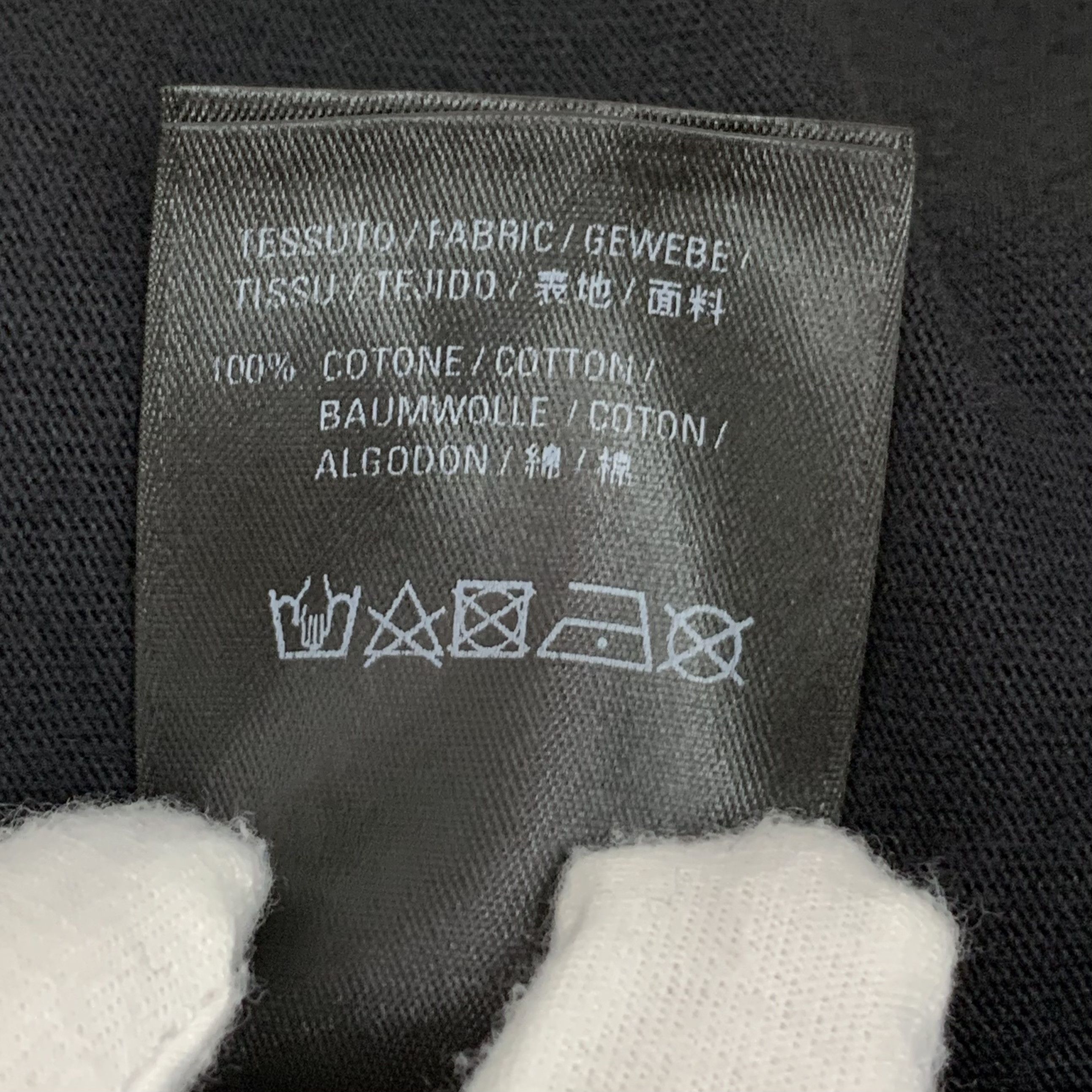 Balenciaga Balenciaga Logo Print Cotton T-Shirt Black (L) Size US L / EU 52-54 / 3 - 7 Thumbnail
