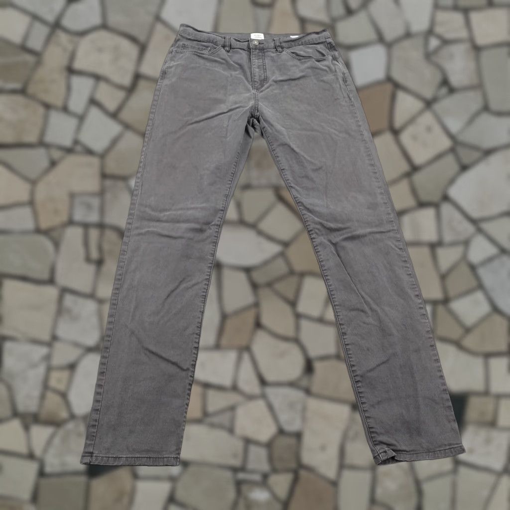 Flint And Tinder Flint And Tinder Pants Mens 34x34 Gray Tapered Fit Stretch 5 Pocket Chino Work Size US 34 / EU 50 - 1 Thumbnail