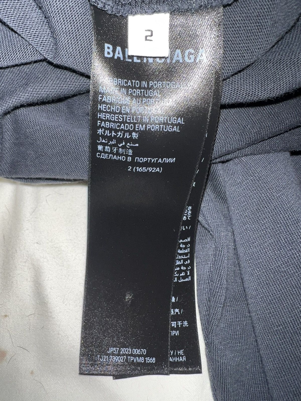 Balenciaga Balenciaga Offshore Long Sleeve T-shirt Size US M / EU 48-50 / 2 - 6 Thumbnail