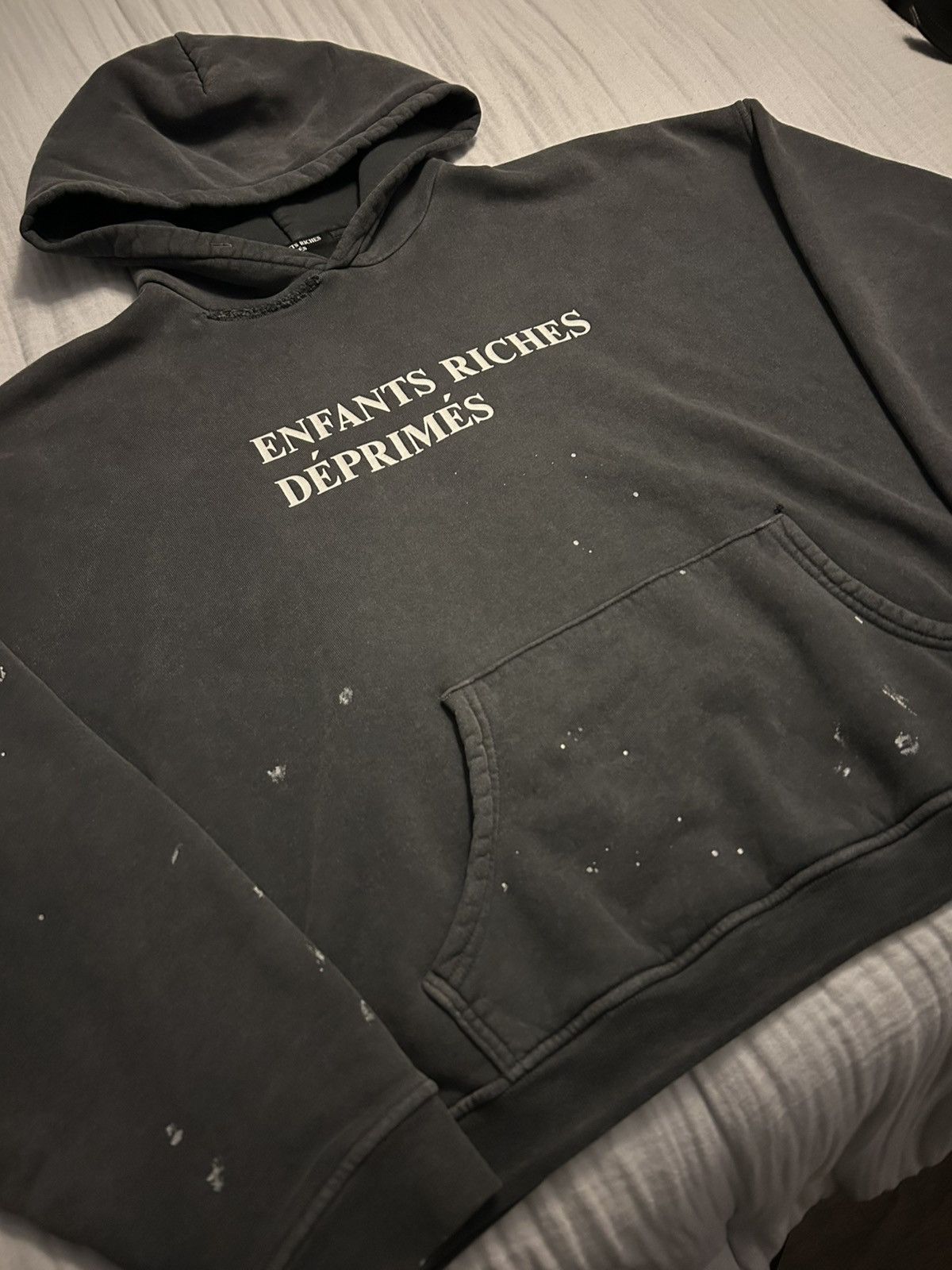 Enfants Riches Deprimes Enfants Riches Déprimés Distressed Paint Splatter Hoodie Size US L / EU 52-54 / 3 - 3 Thumbnail