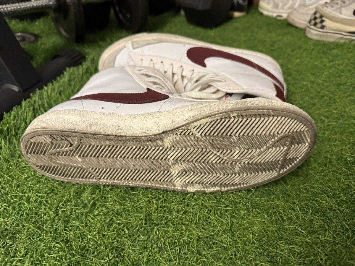 Nike Nike Blazer Mid 77 Sneakers - Burgundy Size US 9.5 / EU 42-43 - 7 Thumbnail