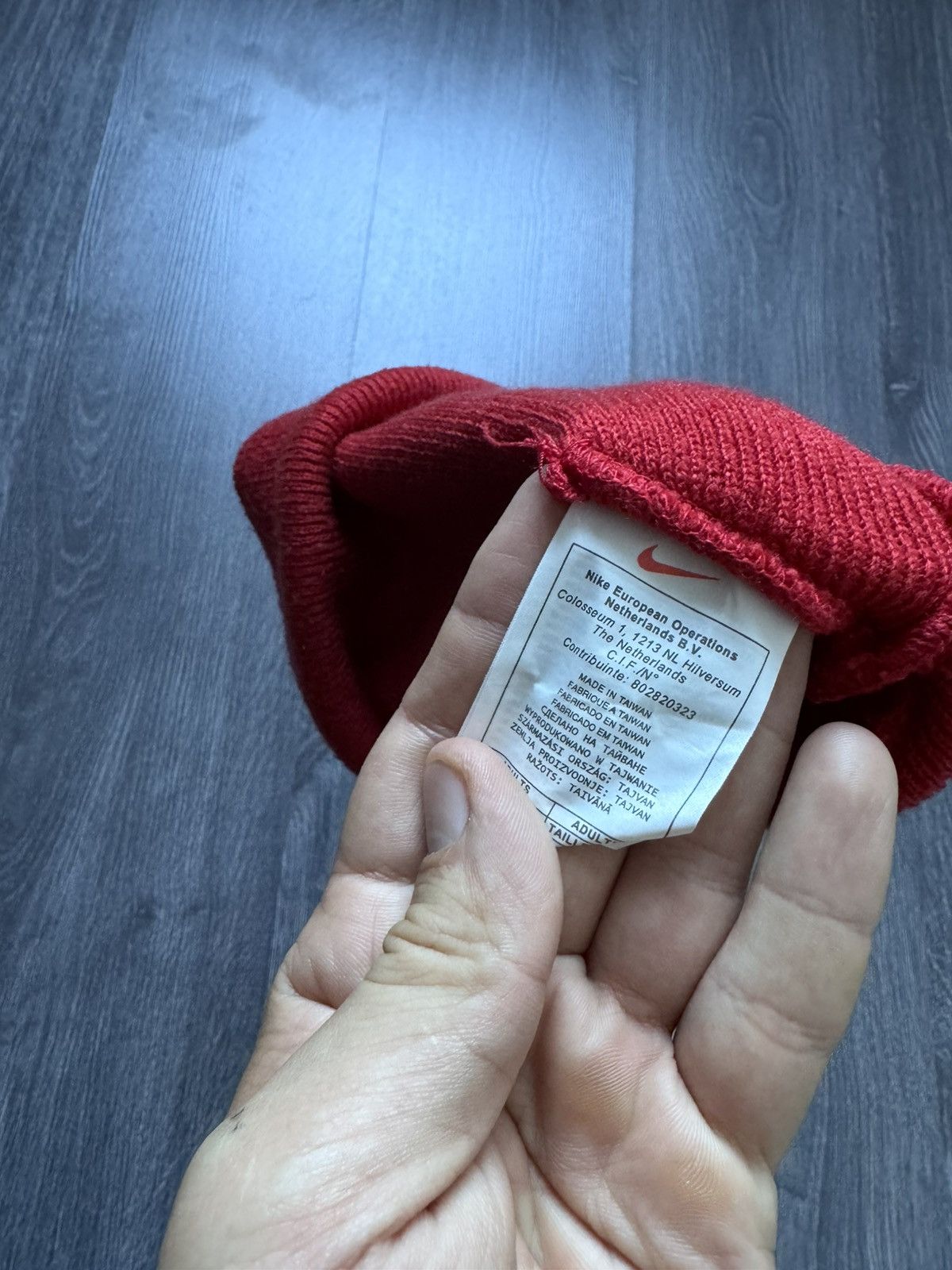 Nike 90s Vintage Nike Red Hat Size ONE SIZE - 3 Thumbnail