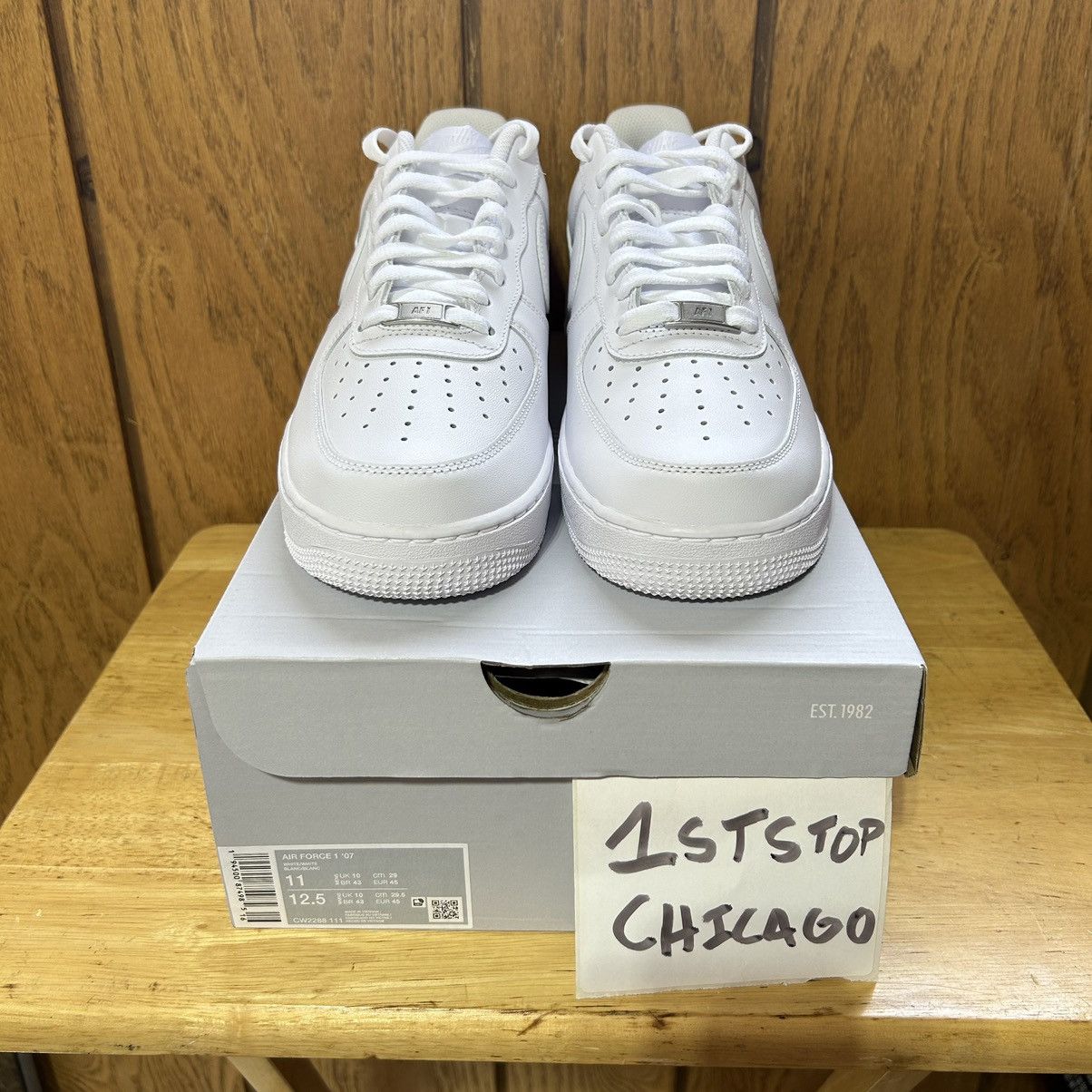 Nike Nike Air Force 1 Low White Sneakers Men's 11 CW2288-111 NEW Size US 11 / EU 44 - 2 Thumbnail