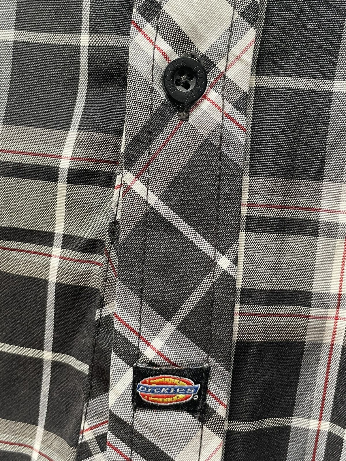 Dickies Vintage Dickies Men’s Short Sleeve Plaid Shirt Size US L / EU 52-54 / 3 - 5 Thumbnail