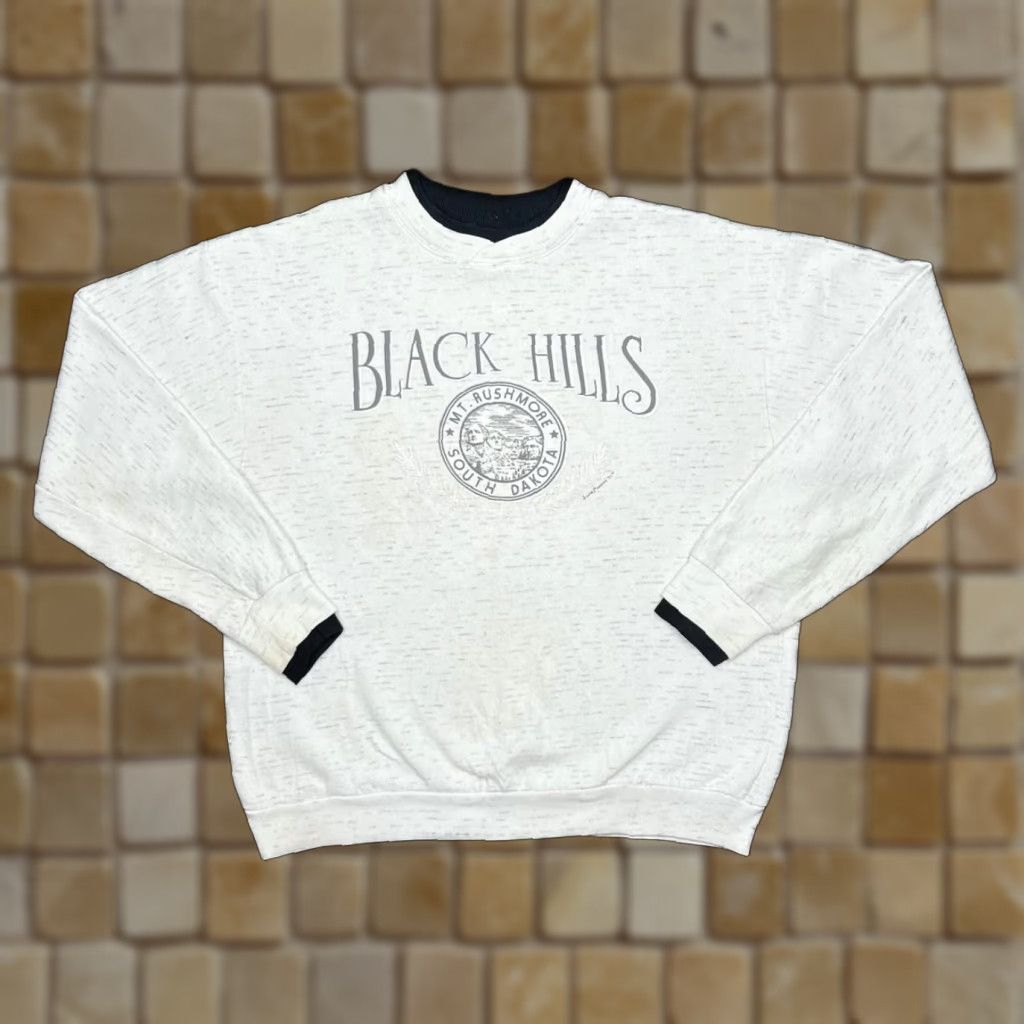 Vintage VINTAGE Prairie Mountain BLACK HILLS Mt Rushmore Souvenir Crewneck Sweatshirt 90s S Grey Mens Pullover Shirt Size US S / EU 44-46 / 1 - 1 Thumbnail