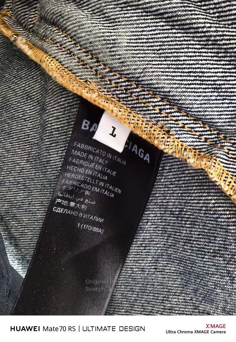 Balenciaga Balenciaga Denim Shirt Size US S / EU 44-46 / 1 - 3 Thumbnail