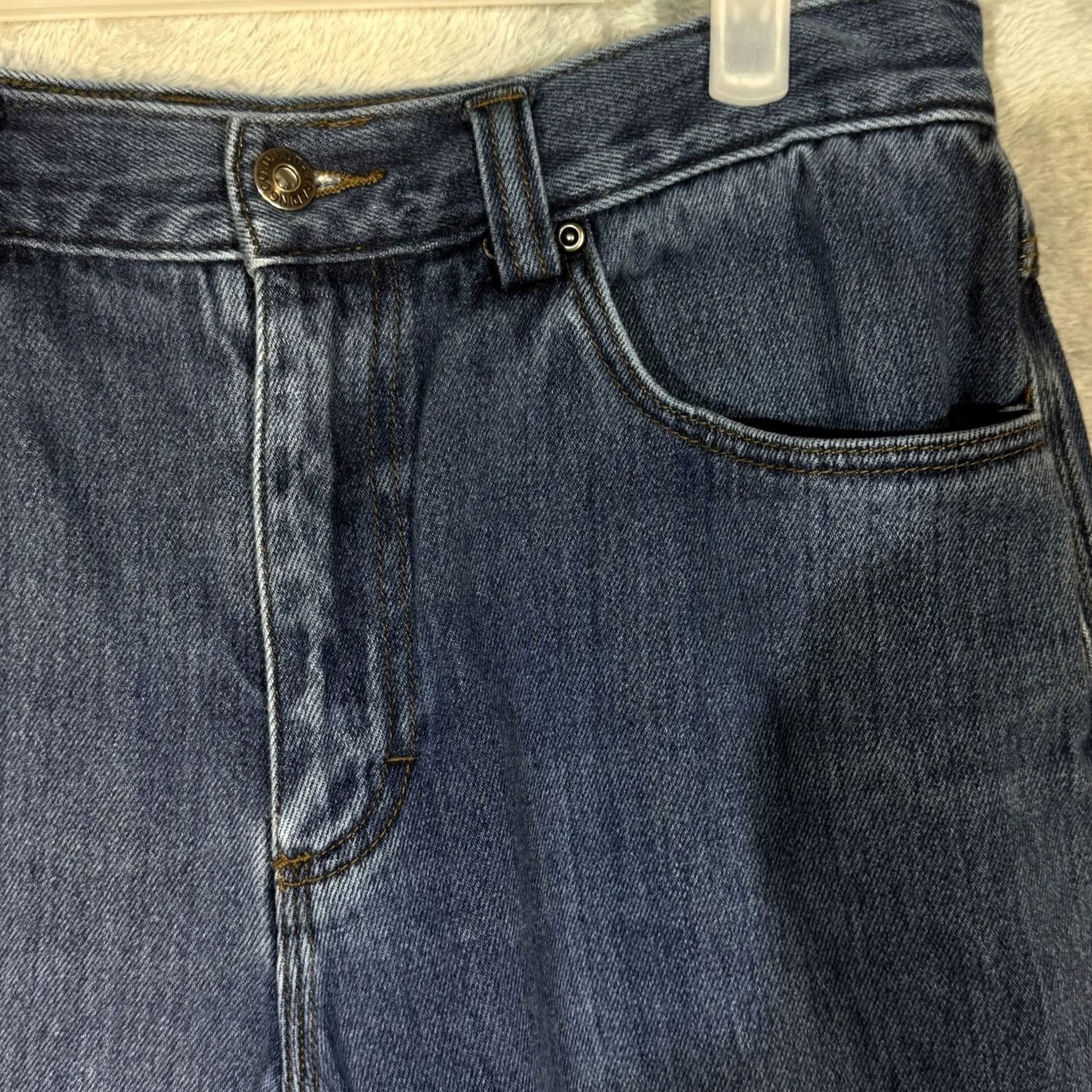 Duluth Trading Company Duluth Trading Company Carpenter Jeans Mens 34 x 32 Blue Mid-Rise Straight Size US 34 / EU 50 - 4 Thumbnail