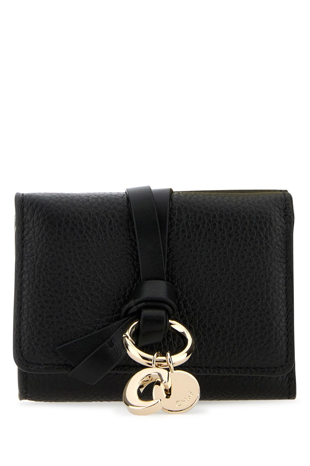Chloe Black Leather Alphabet Wallet | Grailed