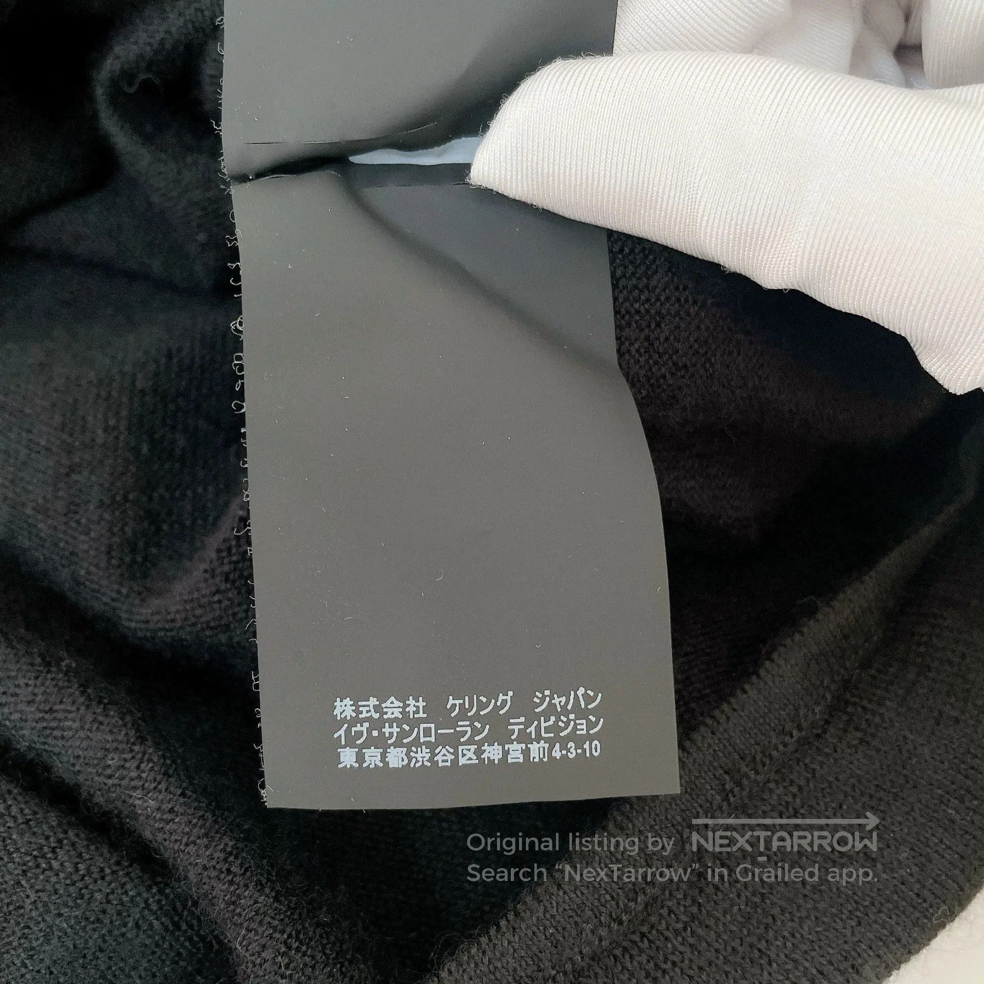 Saint Laurent Paris Saint Laurent Black Cashmere Lace-Up Sweater. Size M / US 6-8 / IT 42-44 - 6 Thumbnail