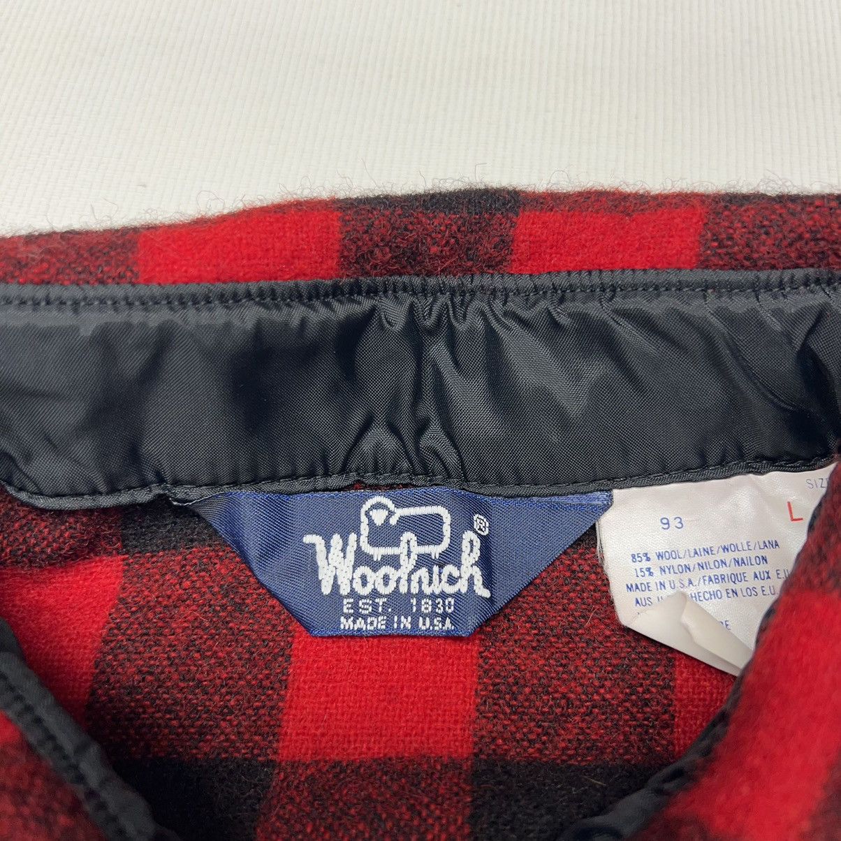 Vintage × Woolrich Woolen Mills Woolrich Flannel Shirt Red Plaid Buffalo Button Up Wool Size US L / EU 52-54 / 3 - 5 Thumbnail