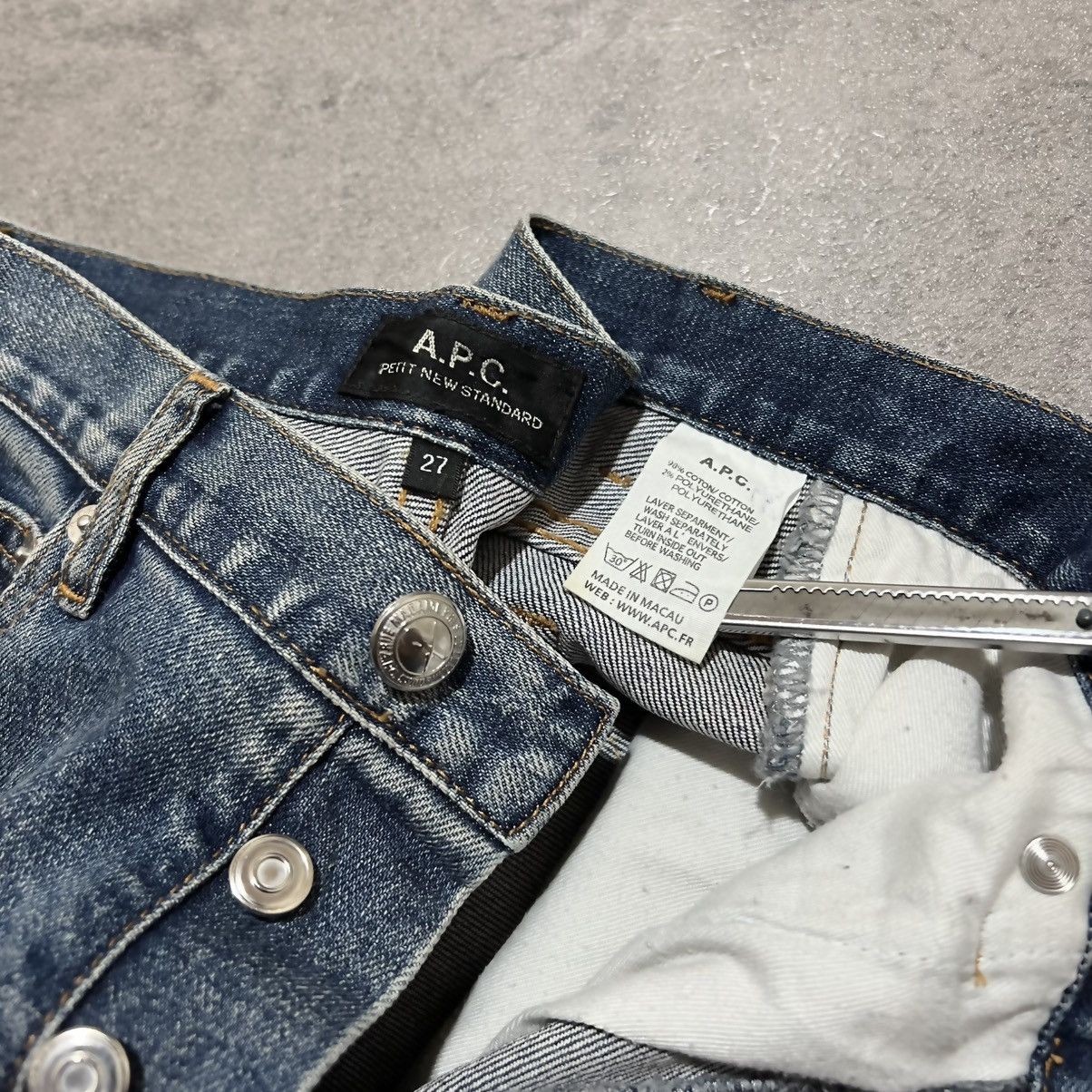 A.P.C. A.P.C. Petit New Standard Mid Rise Taper Leg Denim Jeans Size US 30 / EU 46 - 7 Thumbnail
