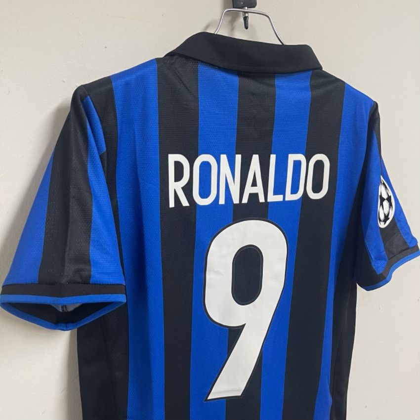Vintage 98-99 Ronaldo Inter Milan Home Soccer Jersey Size US M / EU 48-50 / 2 - 4 Thumbnail