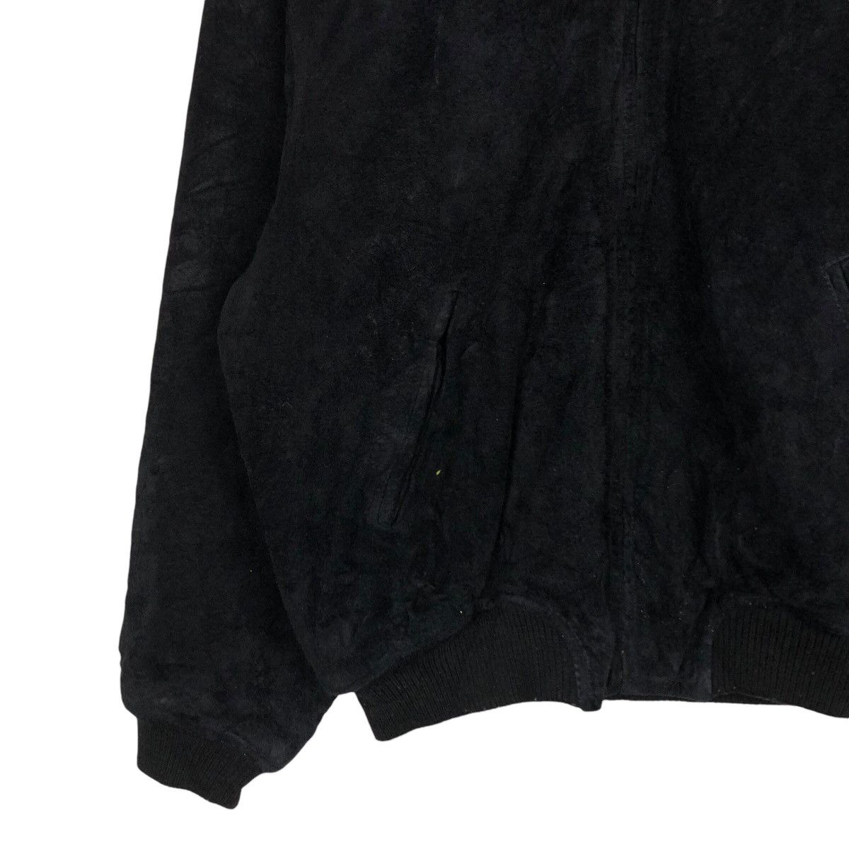 Japanese Brand 📌Vintage Suede Bomber Jacket Mink Fur Blanket Issey Miyake Size US M / EU 48-50 / 2 - 5 Thumbnail